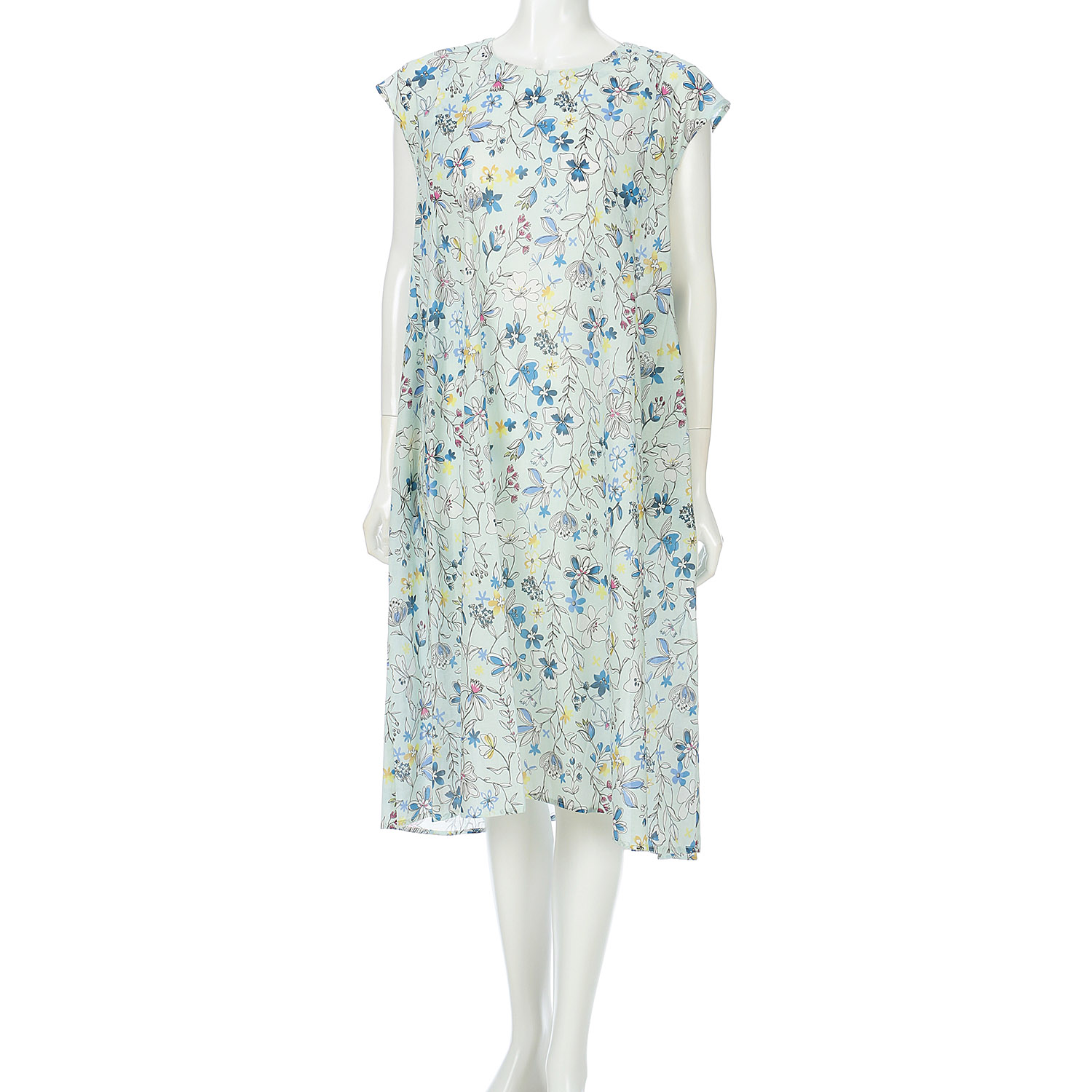 60ローンインクジェットプリントワンピース - 画像11