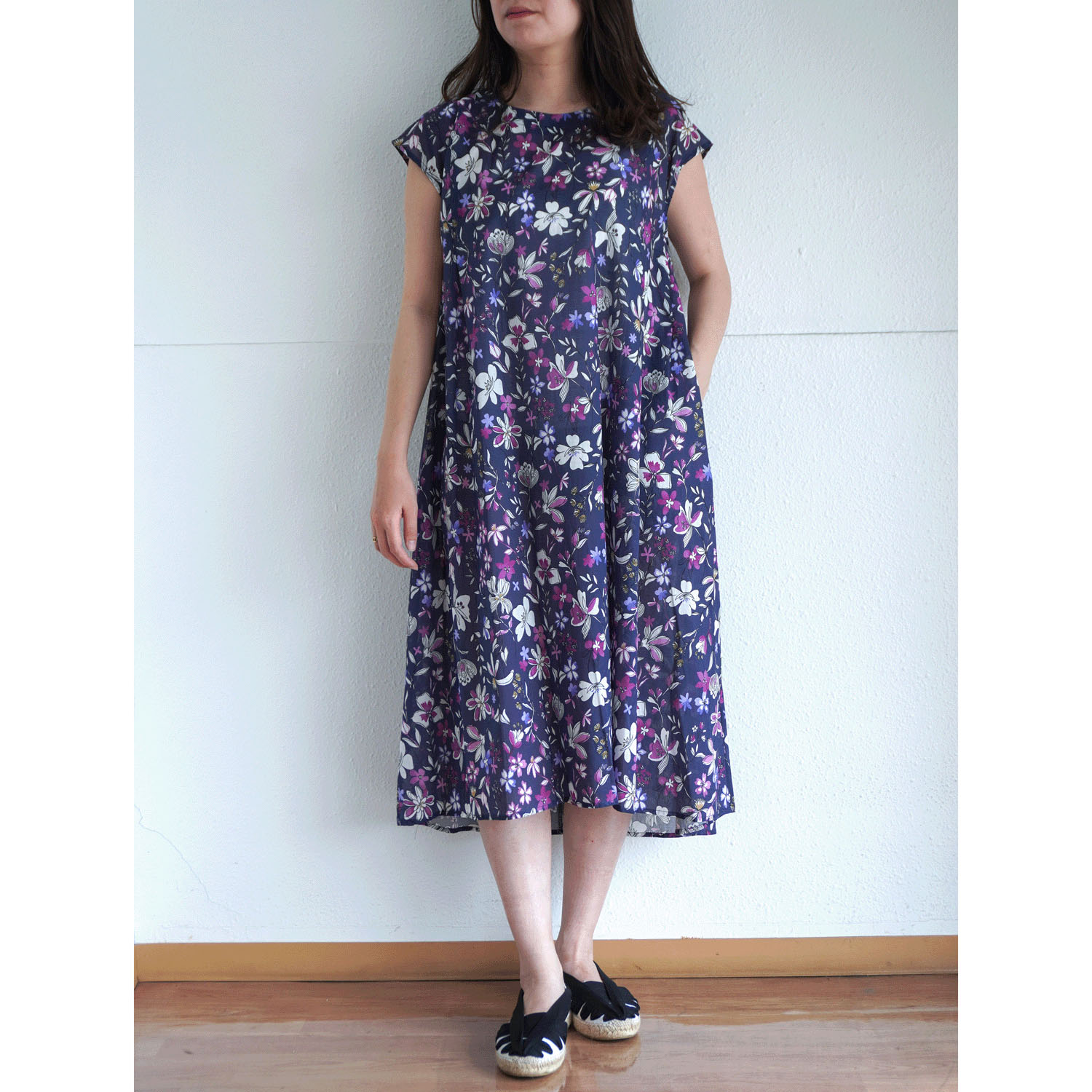 60ローンインクジェットプリントワンピース - 画像13