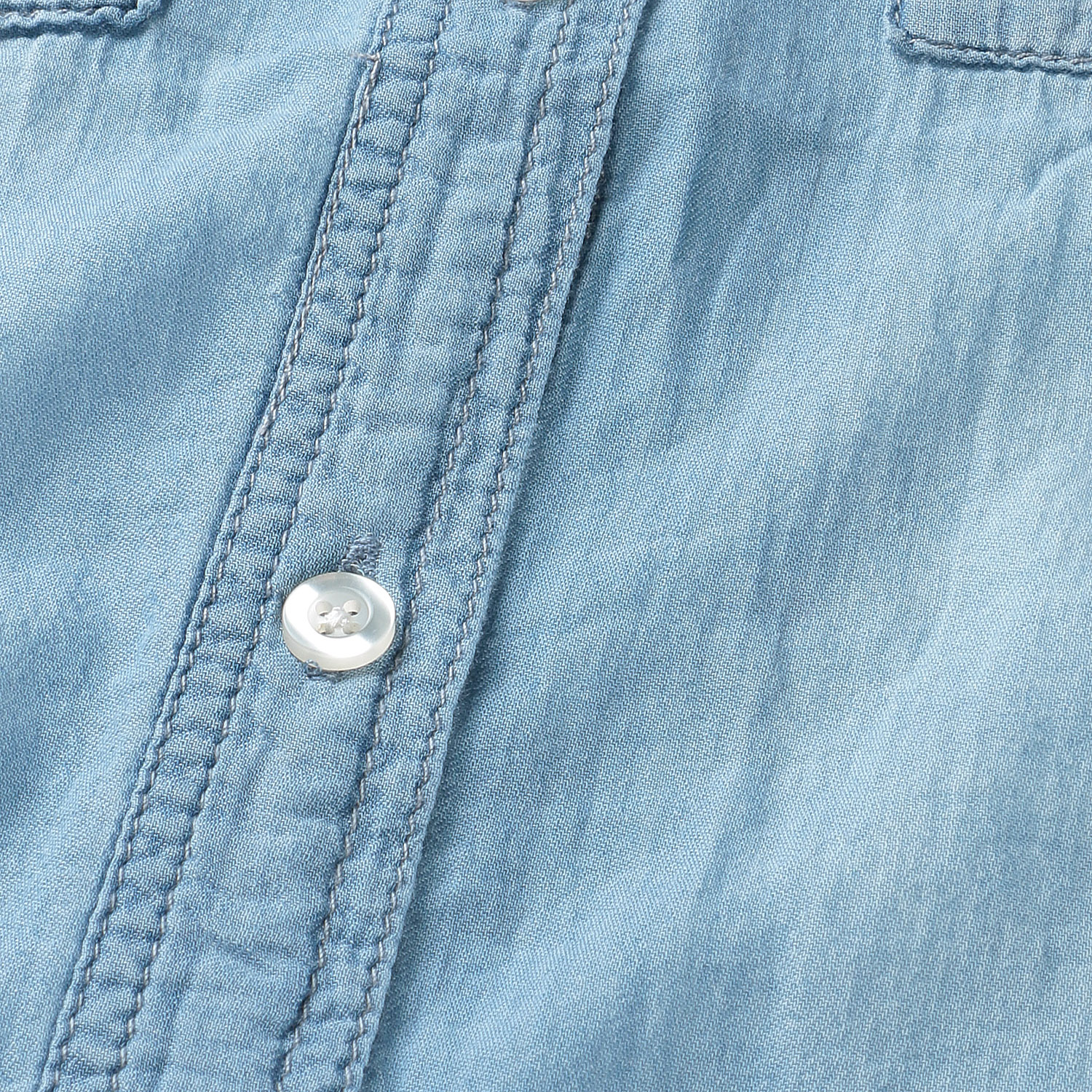 シアーデニム胸両ポケシャツ - 画像21