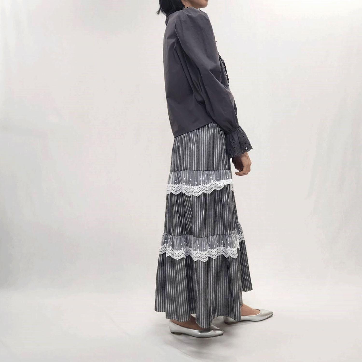 フリルデザインブラウス - 画像8