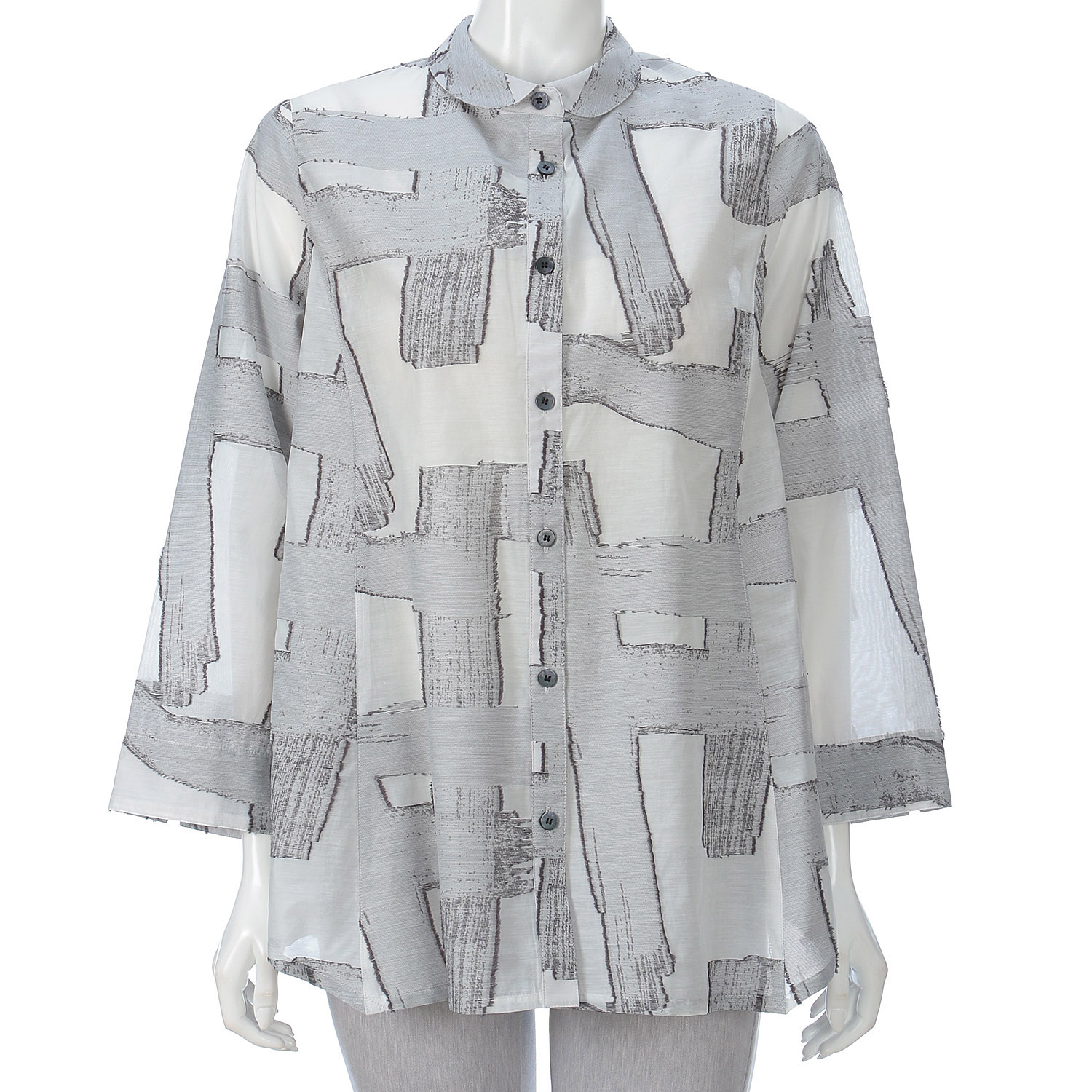 ジャガードブラウス