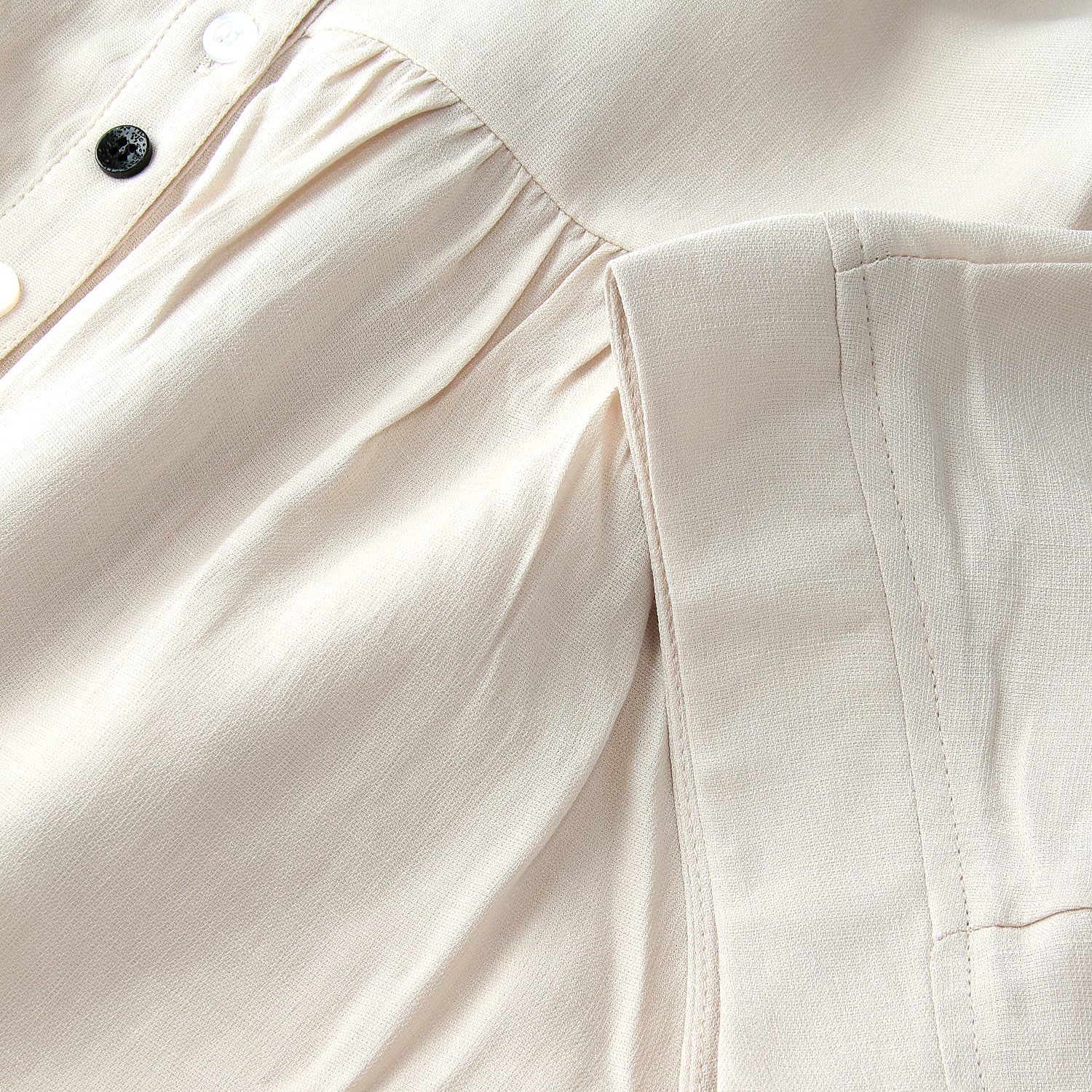 【my life】 ギャザー切替多釦チュニック - 画像9