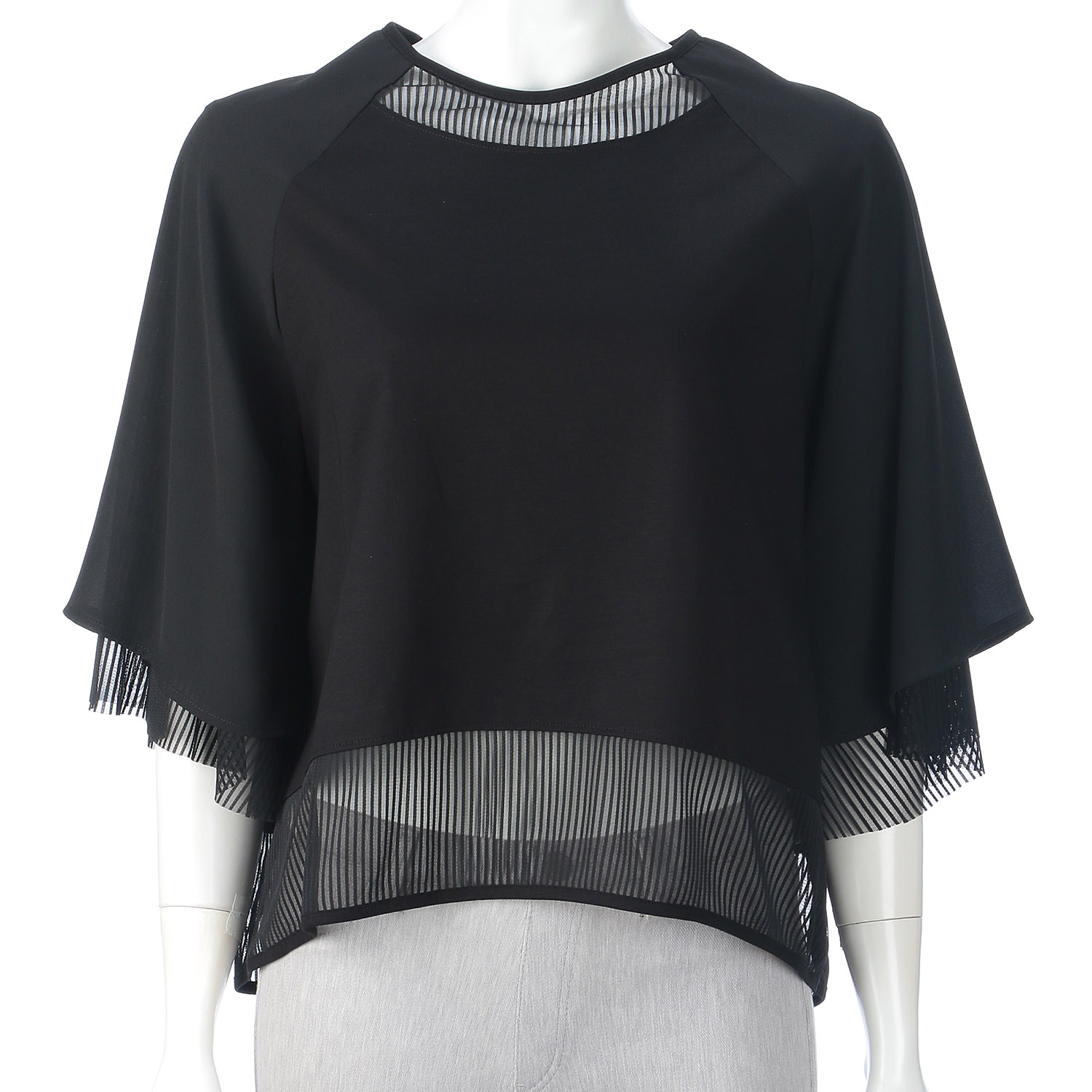 布帛ベルスリーブシャツ - 画像3