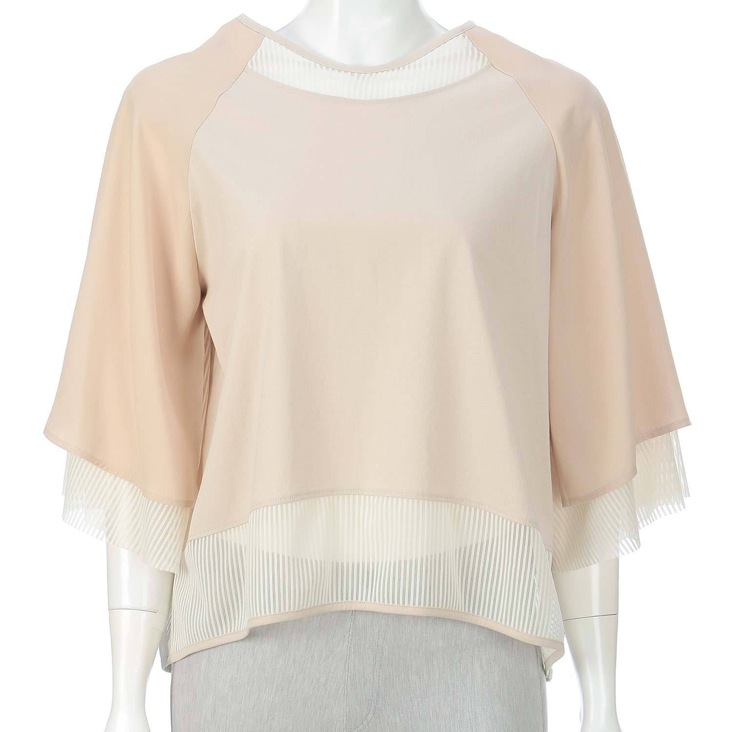 布帛ベルスリーブシャツ - 画像4