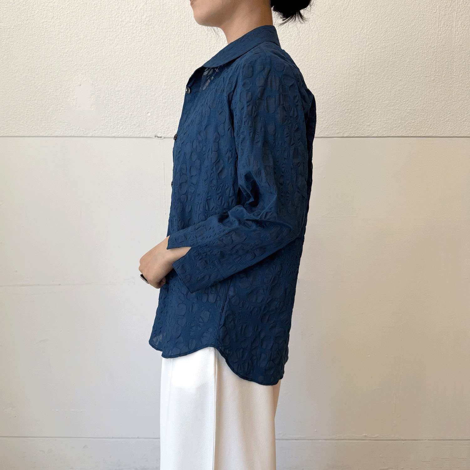 塩縮無地七分袖 - 画像12