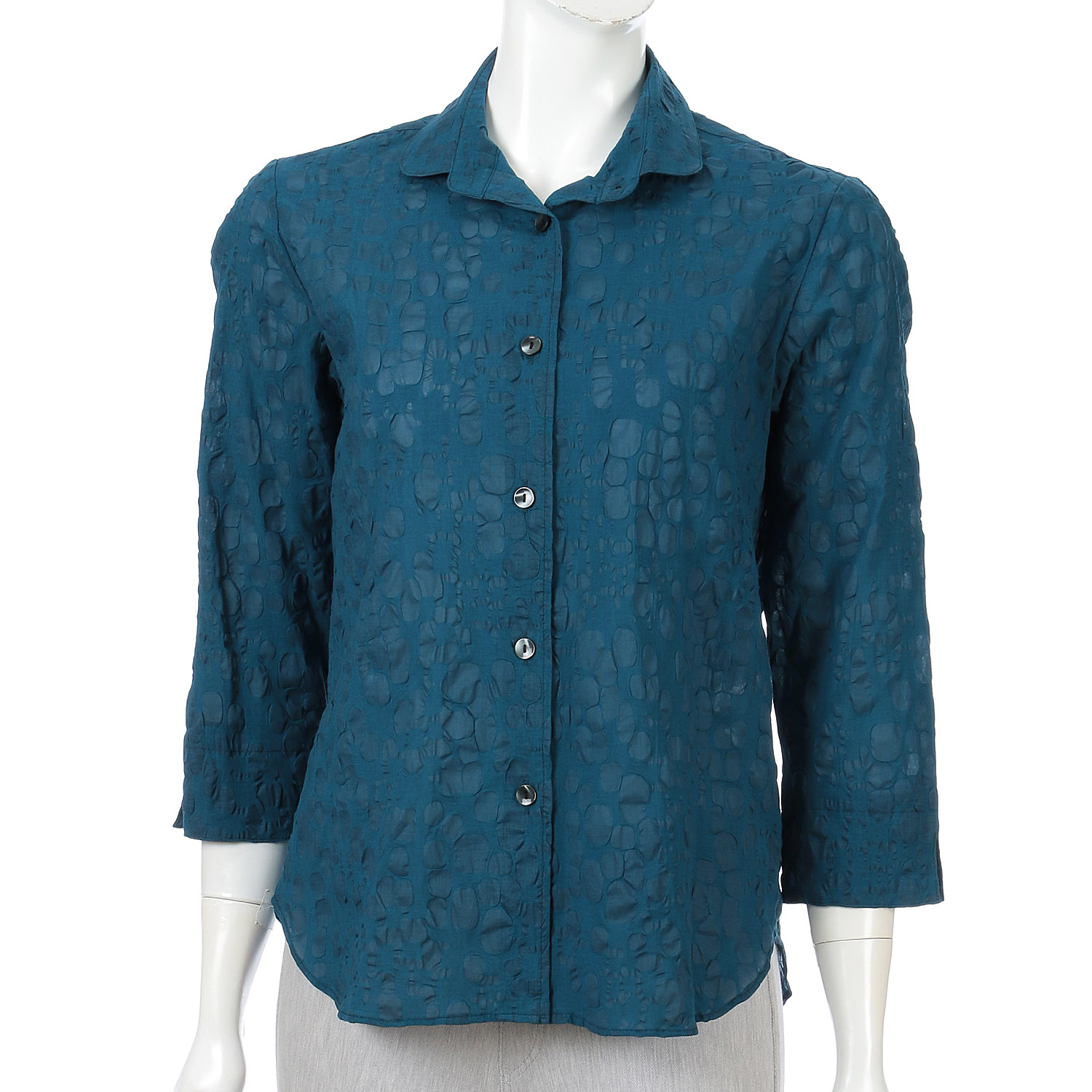 塩縮無地七分袖 - 画像19