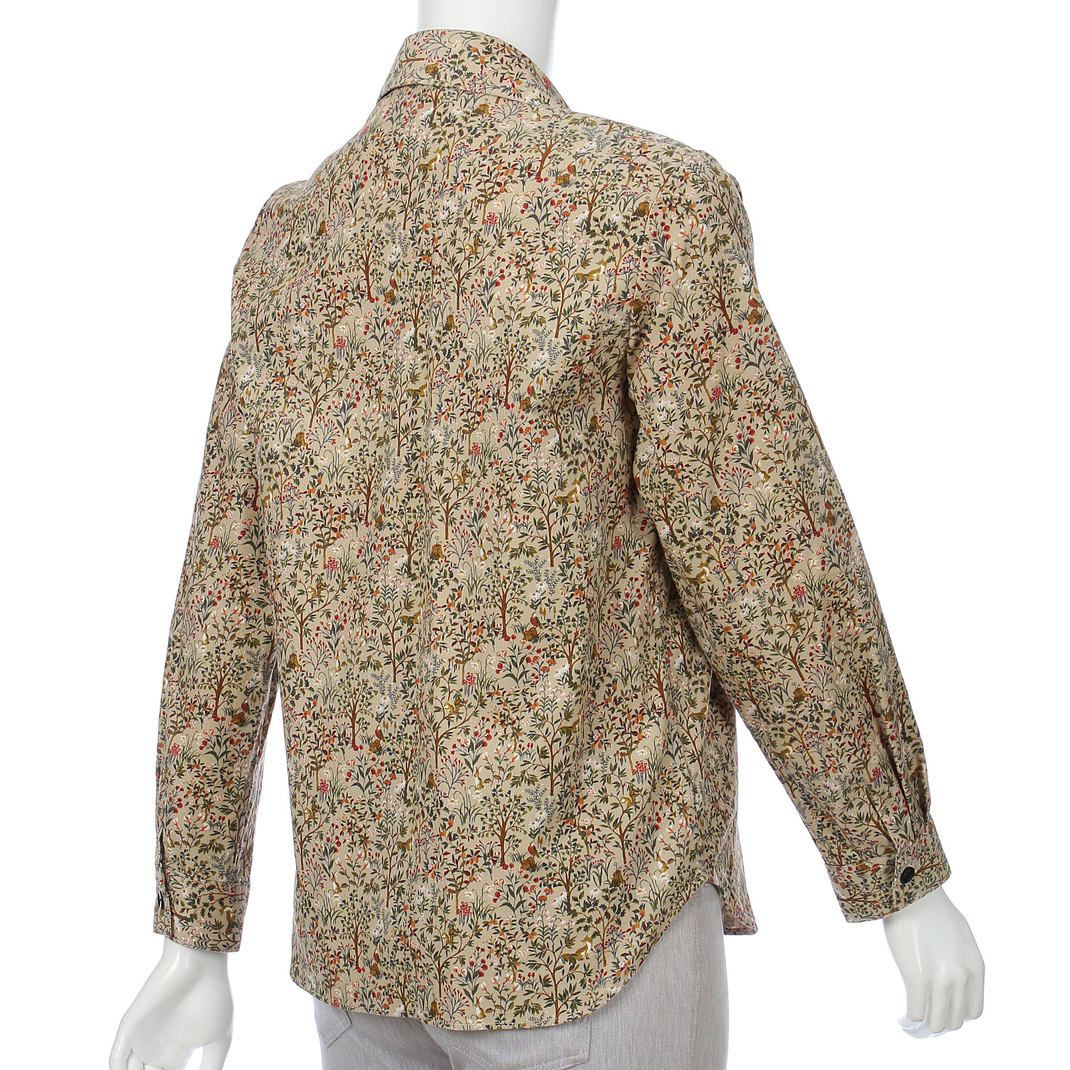 コール天プリントシャツ - 画像2