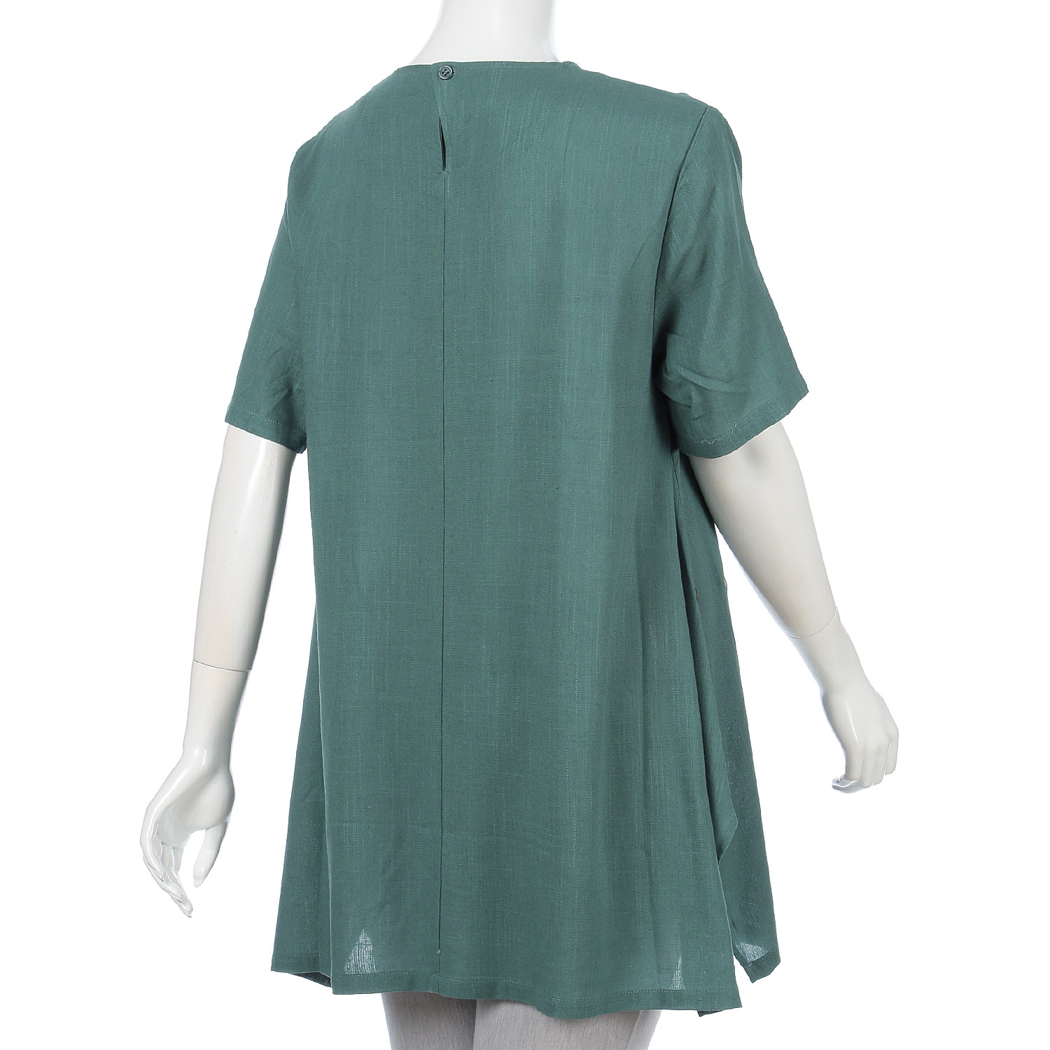 サボテン刺繍サイドボタンチュニック - 画像6