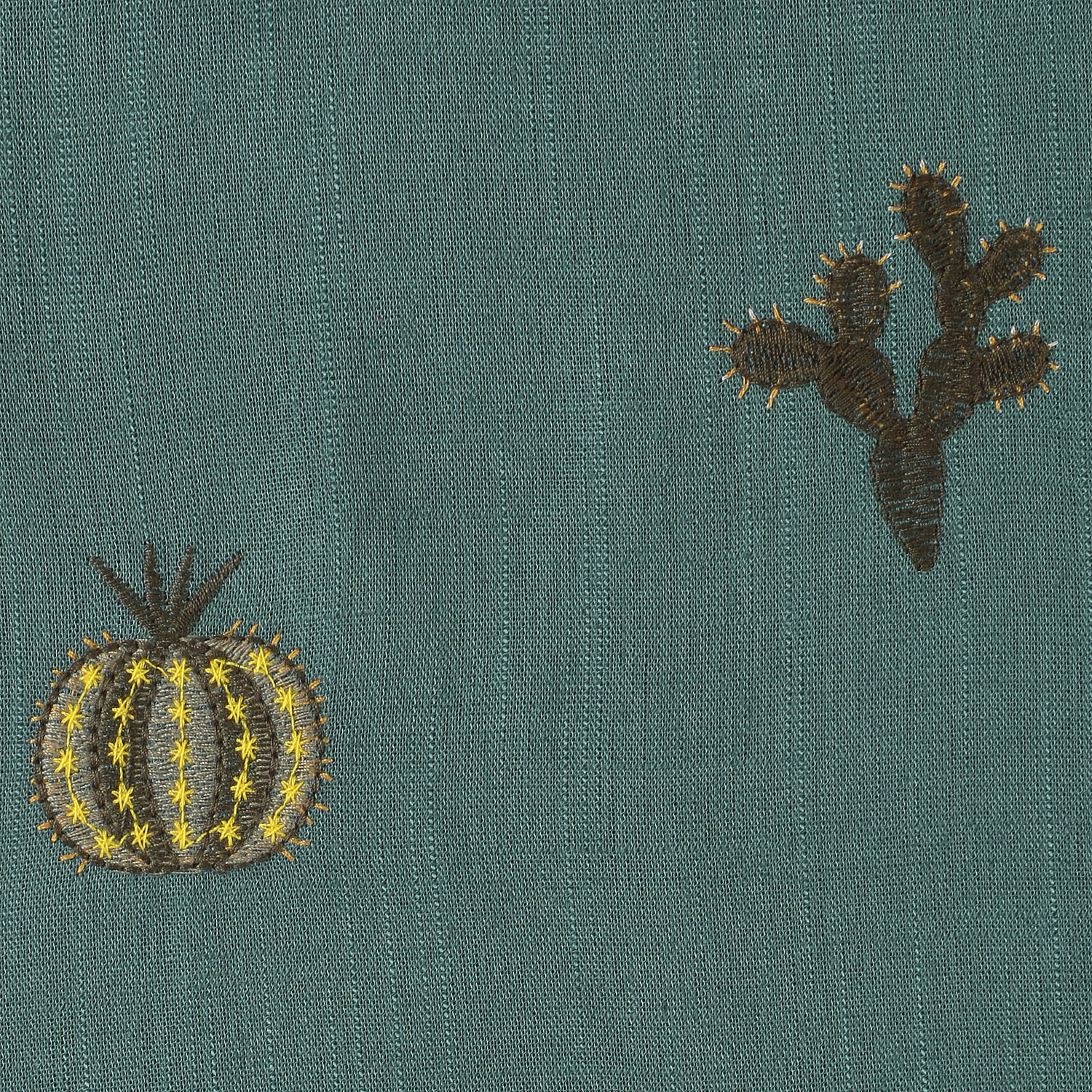 サボテン刺繍サイドボタンチュニック - 画像7