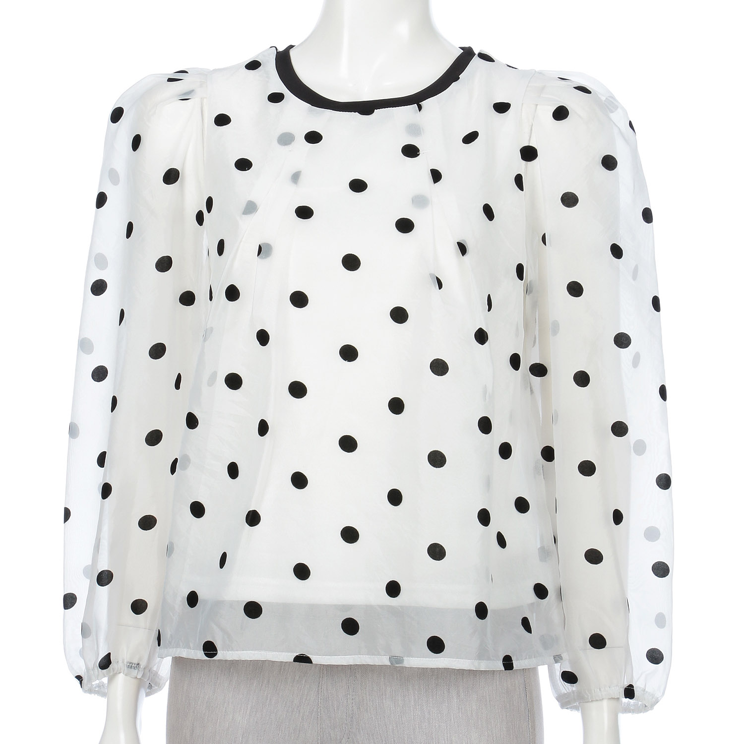 フロッキードットプルオーバー - 画像5