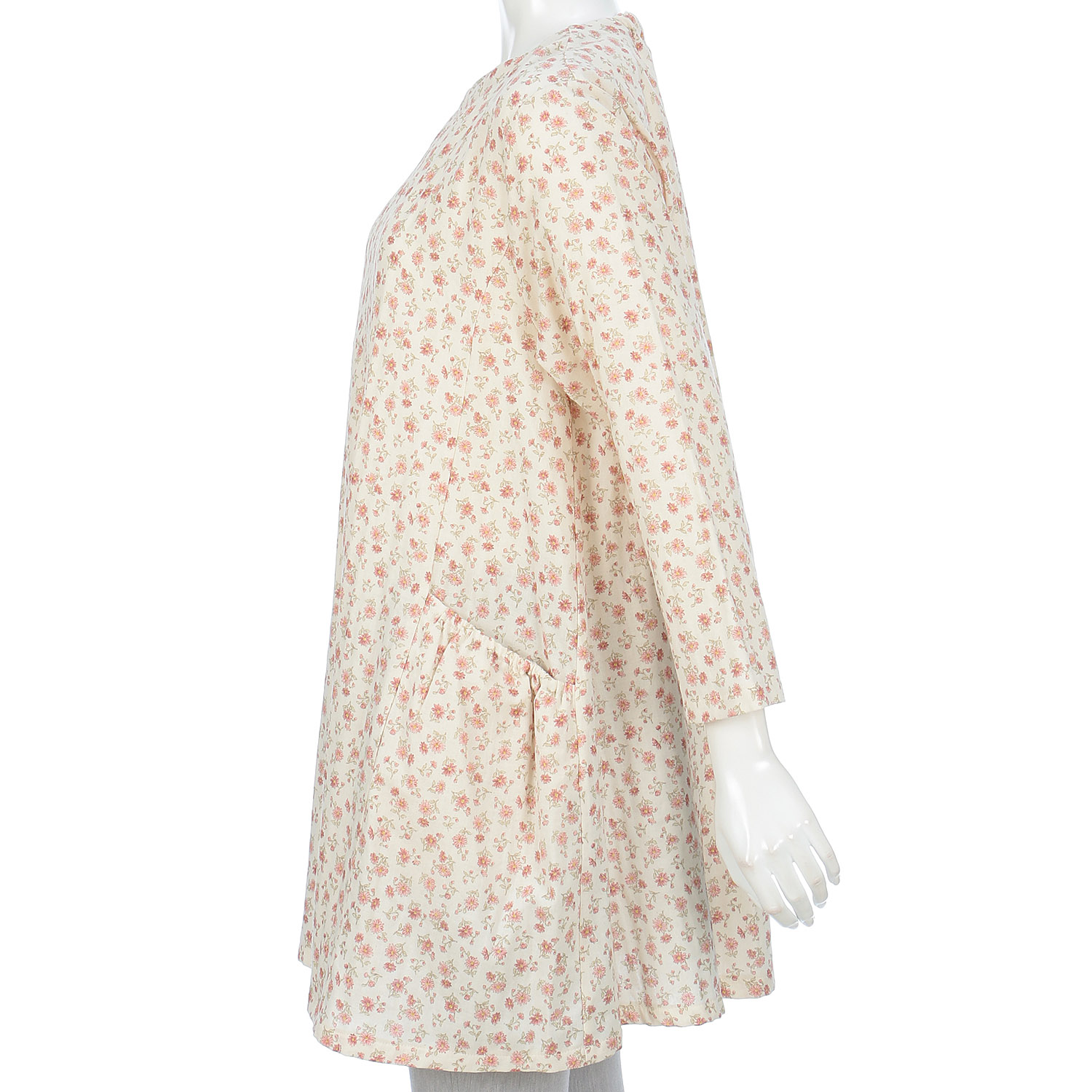 ダブルガーゼ花柄チュニック - 画像2