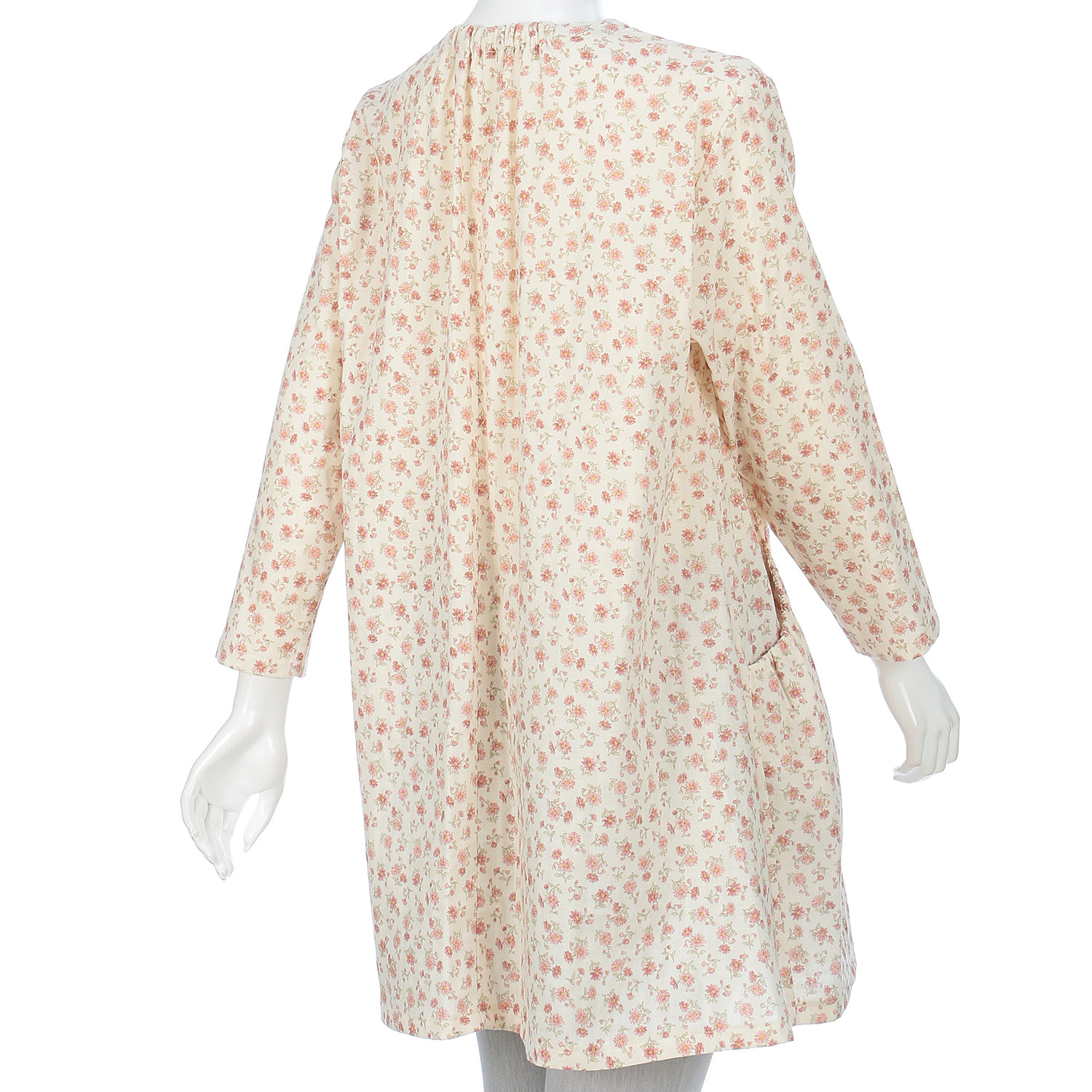 ダブルガーゼ花柄チュニック - 画像3