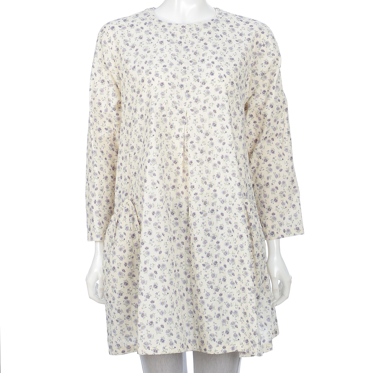 ダブルガーゼ花柄チュニック - 画像6