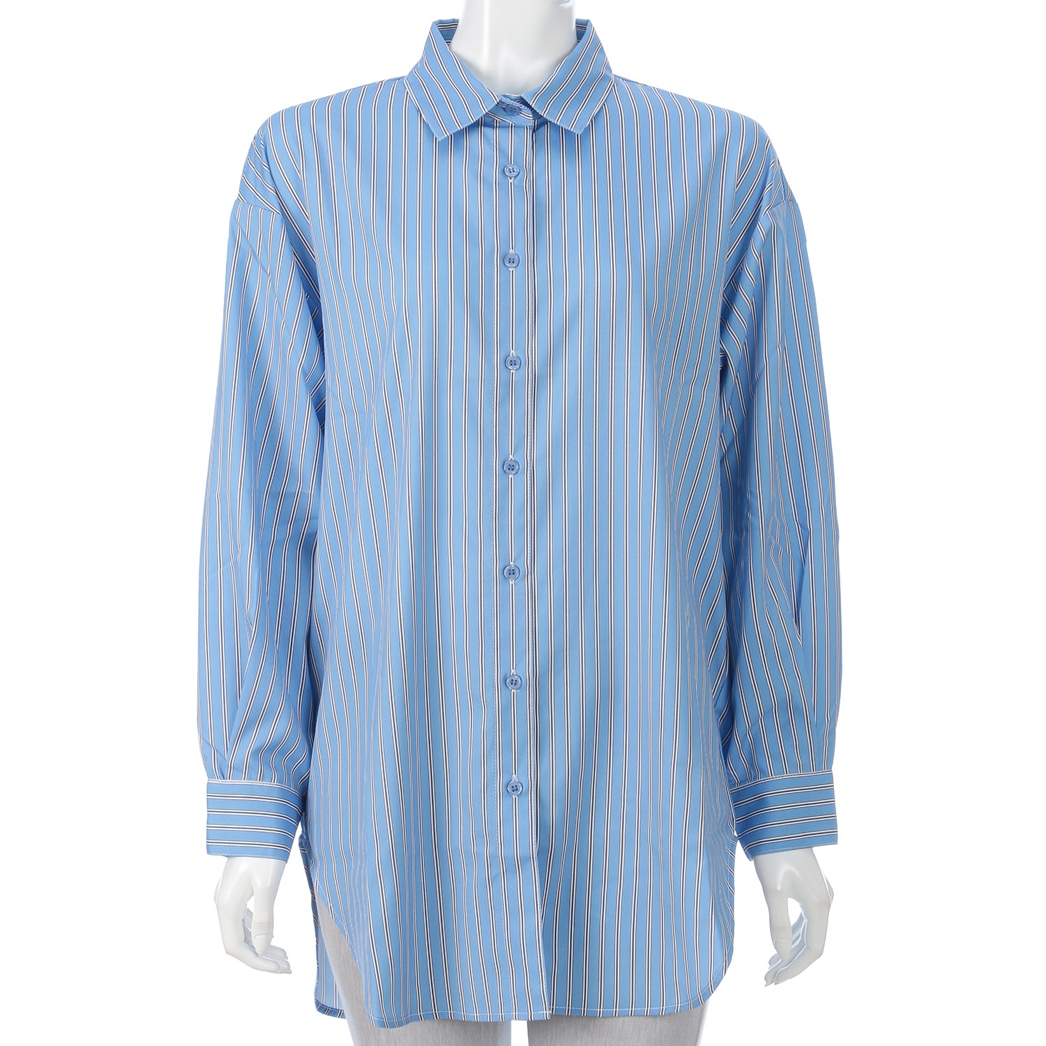 ラッシュガードストライプブラウス - 画像6