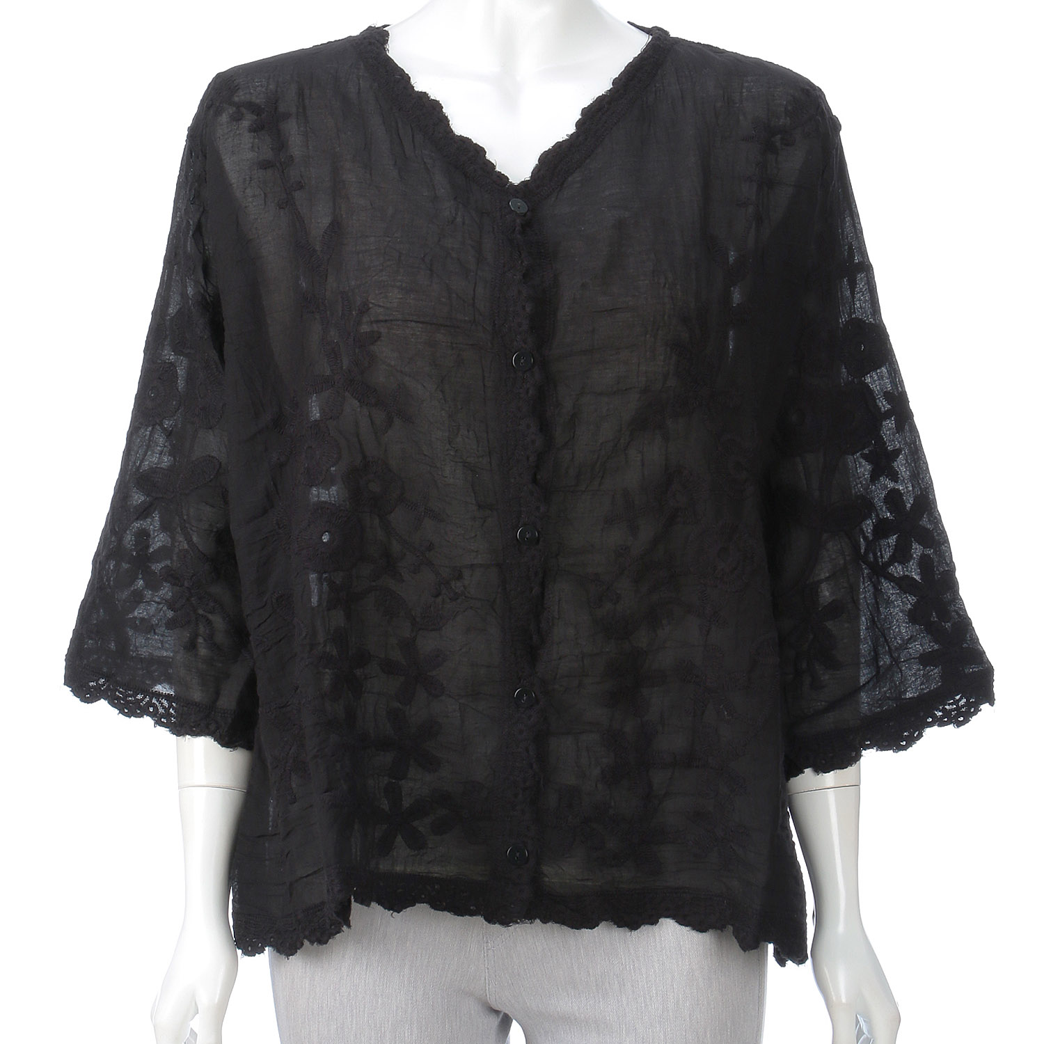 かぎ針刺繍ブラウス - 画像2