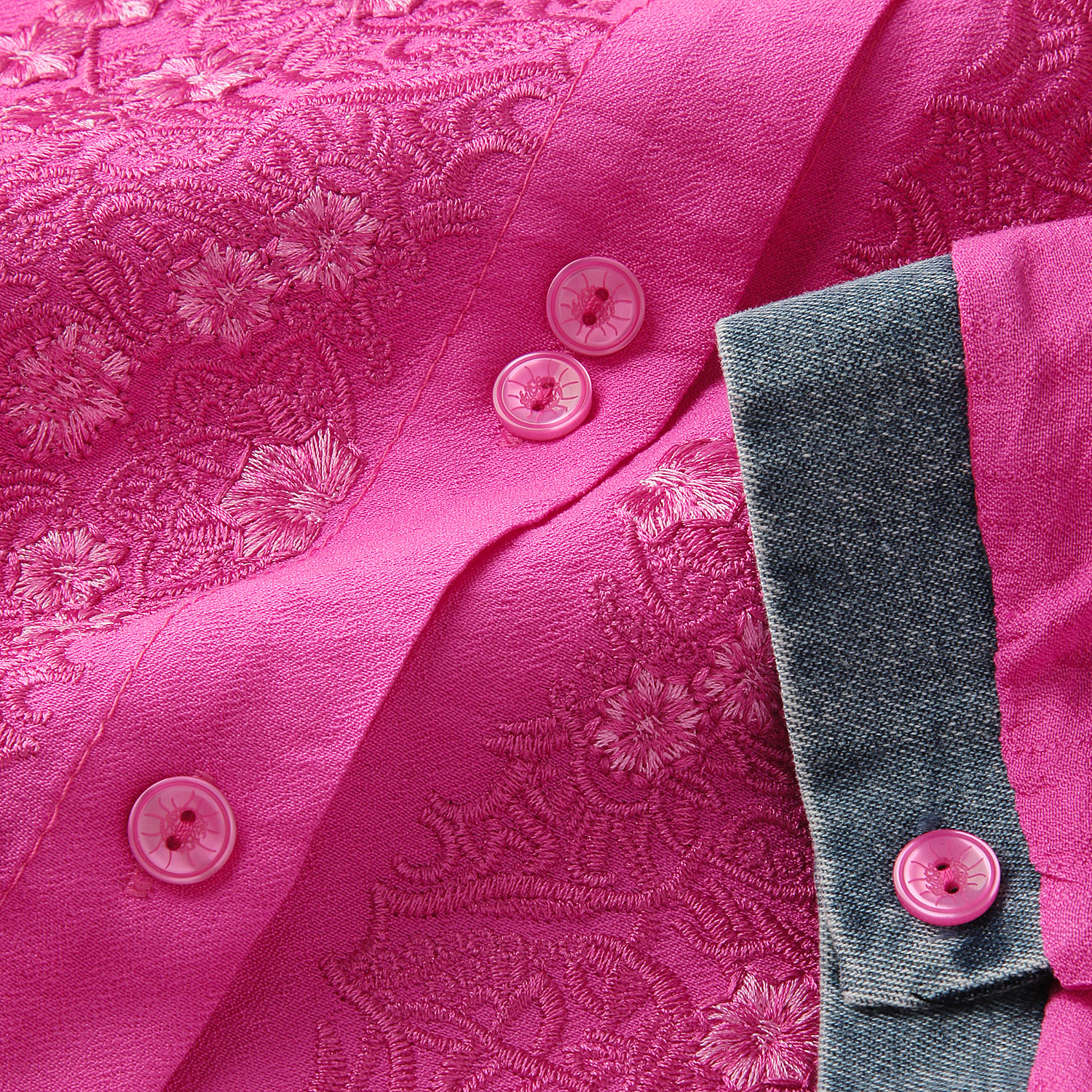 デニムカラーブラウス - 画像7