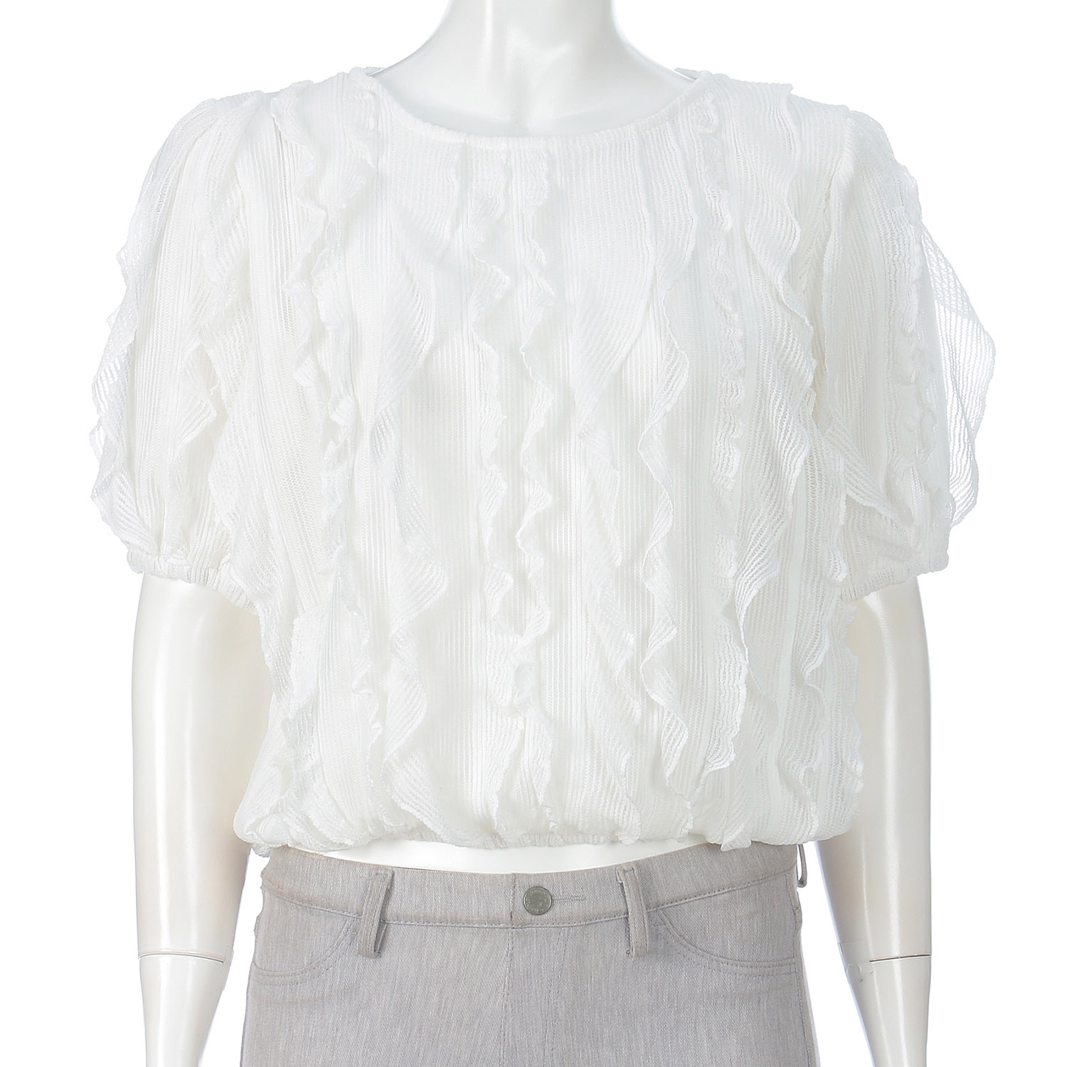 フリルデザインプルオーバー - 画像1