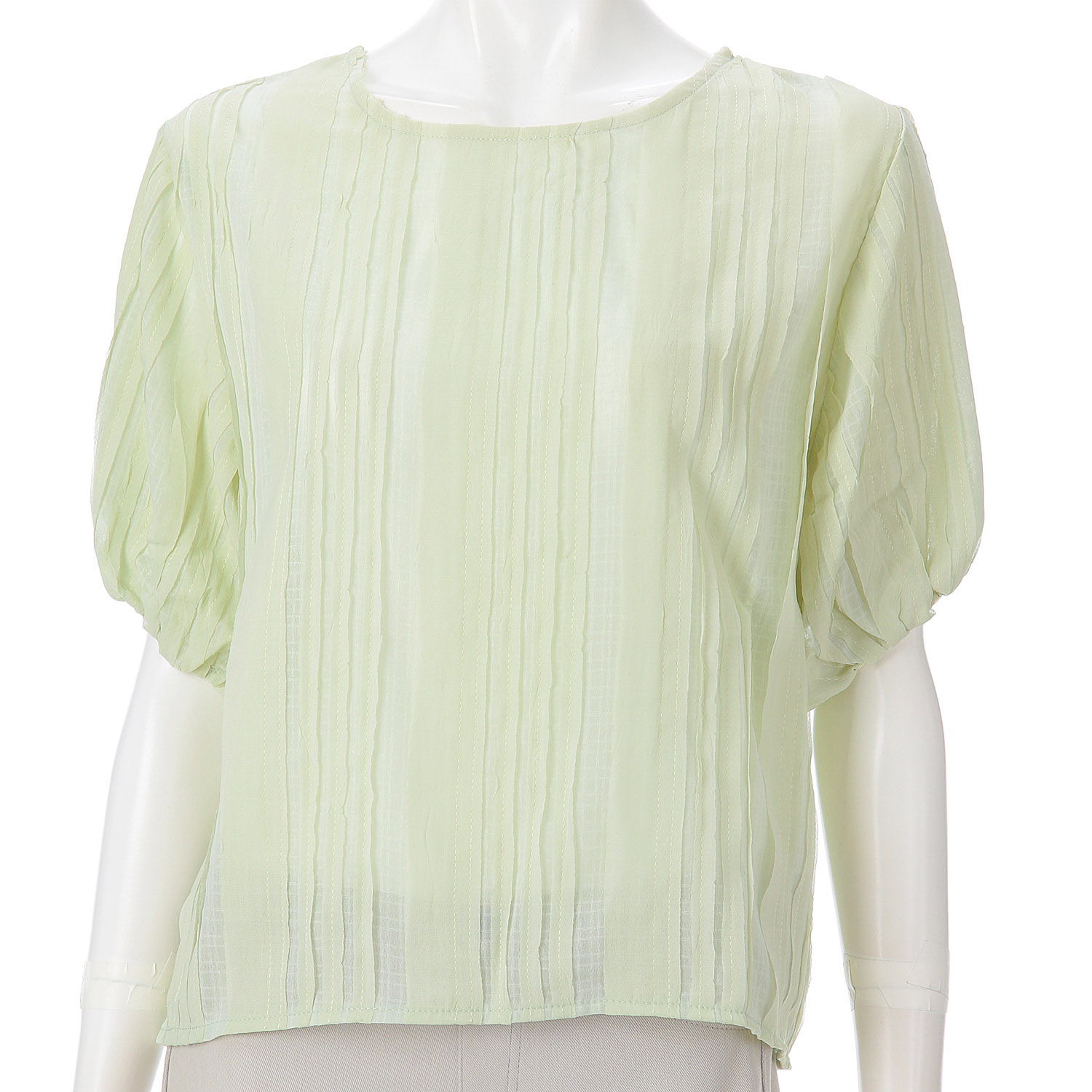 【my life】パフスリーブ半袖ブラウス - 画像7