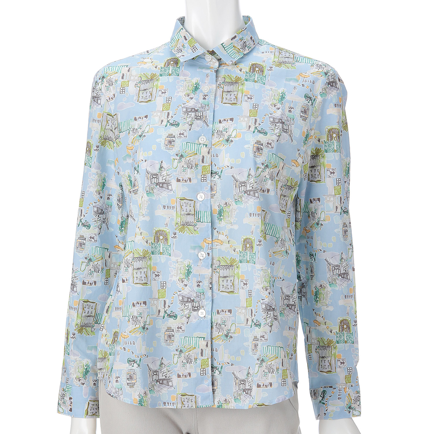 綿ローンシャツ - 画像7