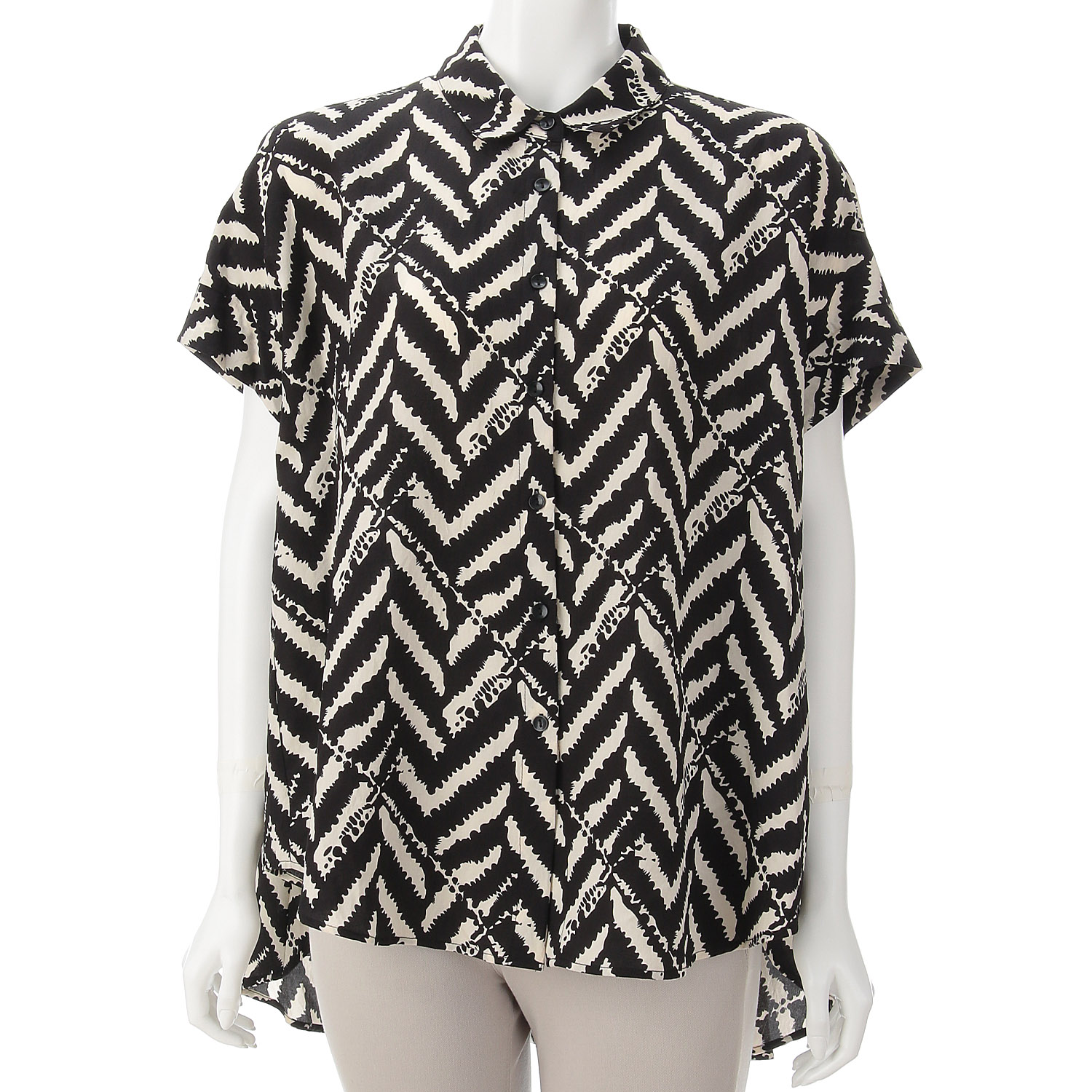 プリントブラウス - 画像2