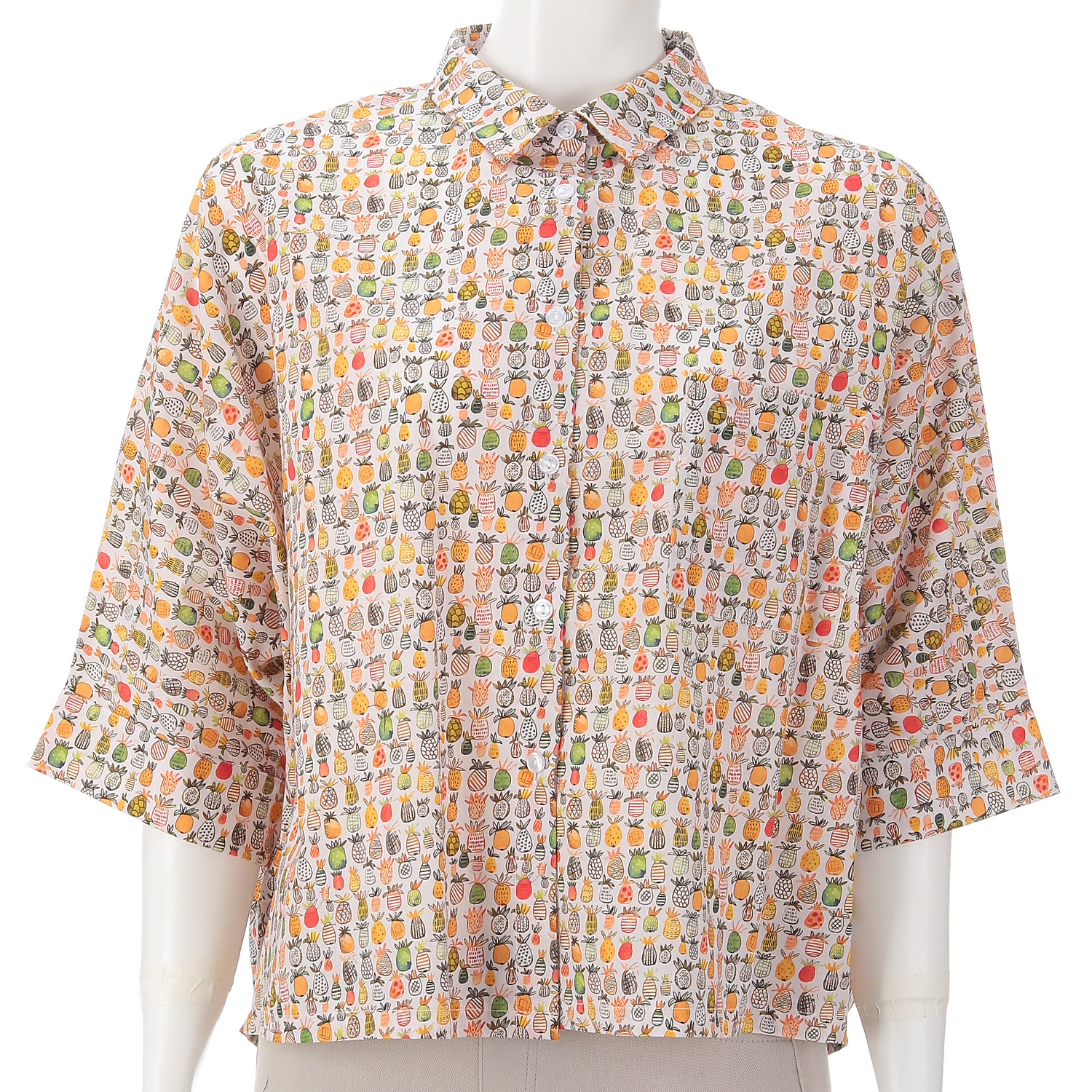 プリントブラウス - 画像1