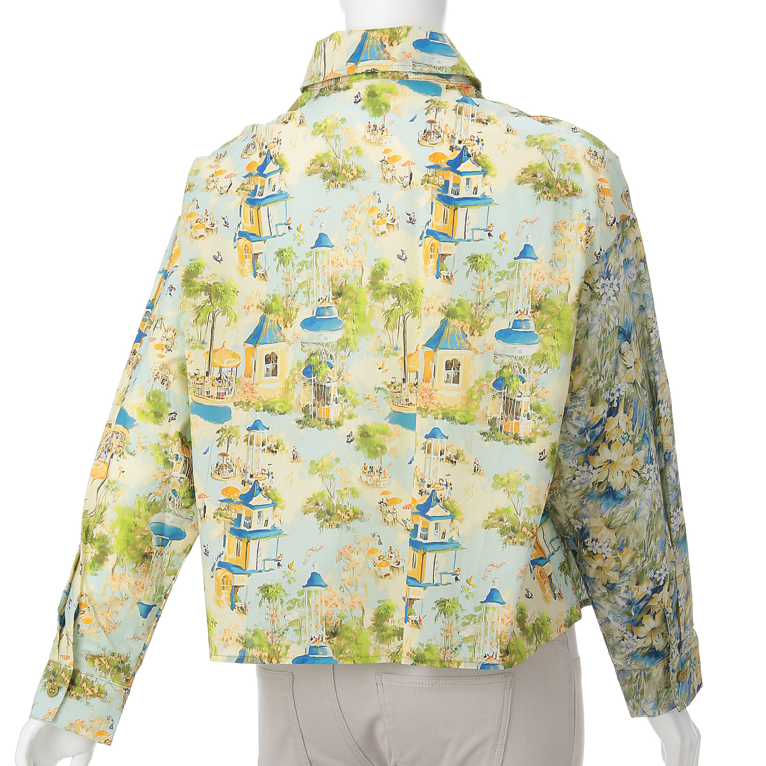 プリント切替ブラウス - 画像5