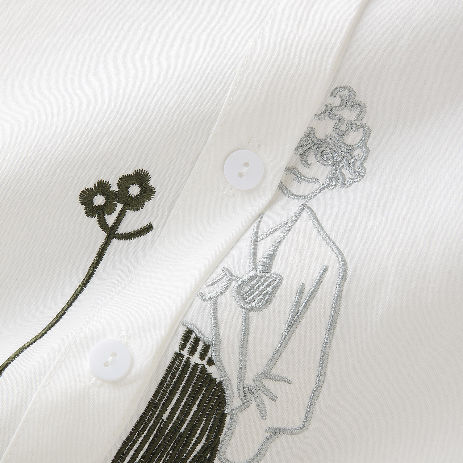 刺繍デザインブラウス - 画像5