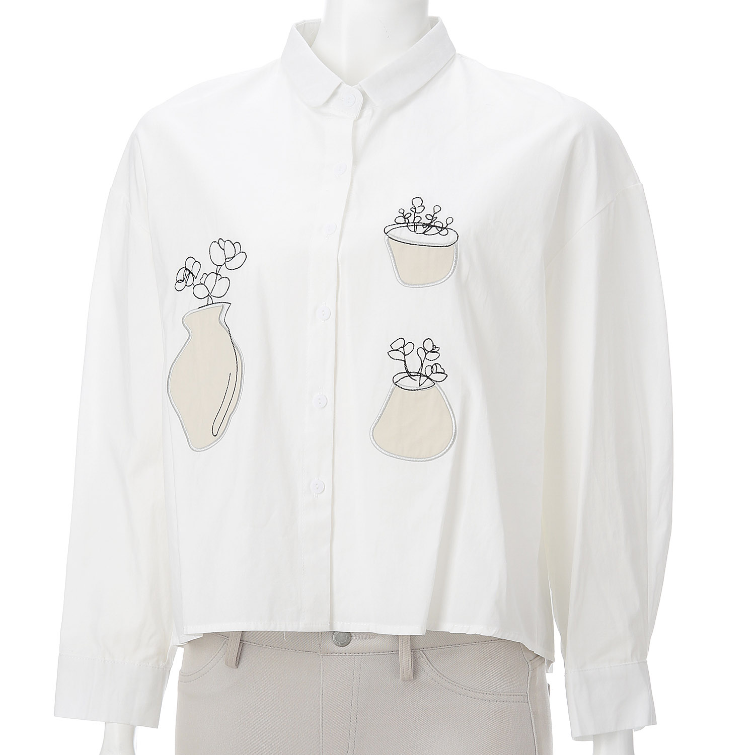 刺繍デザインブラウス - 画像6