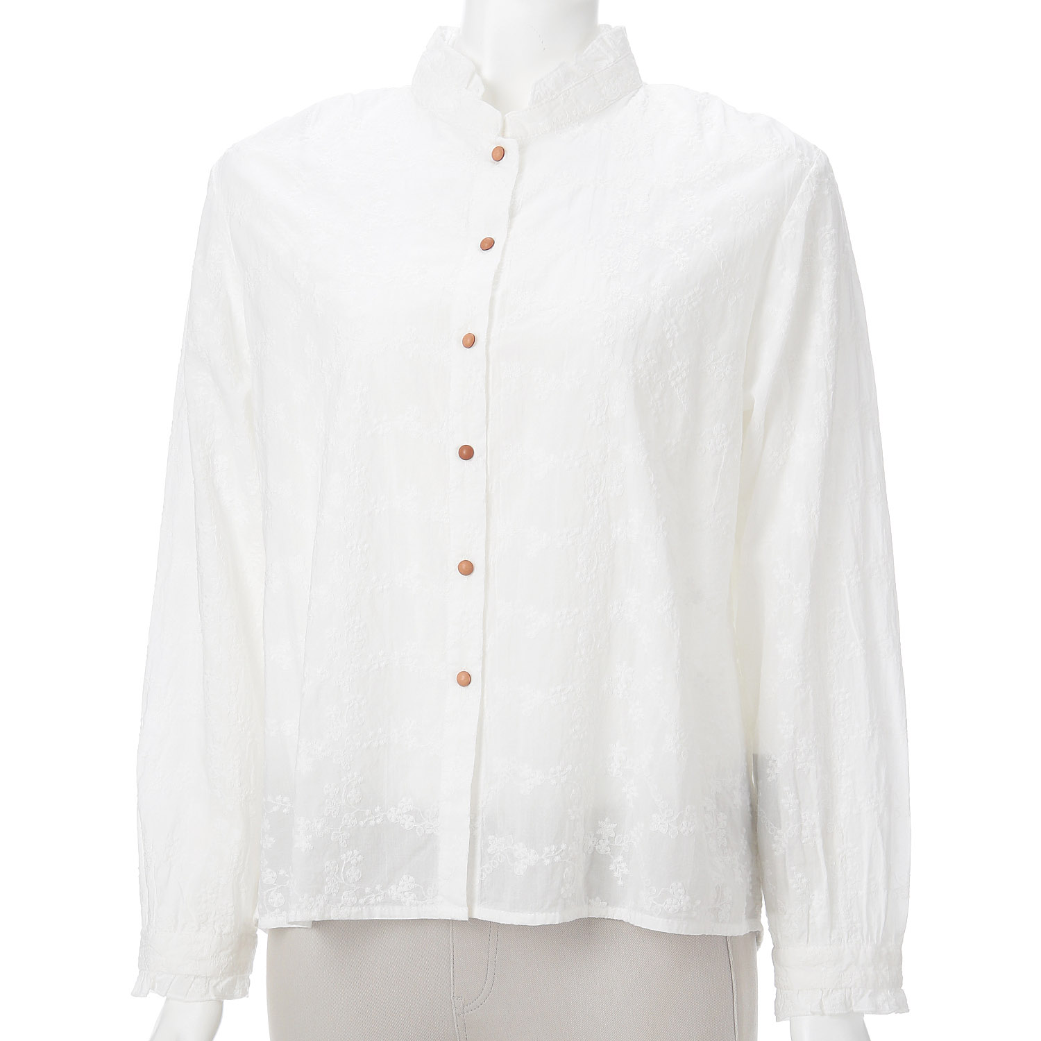 エンブロイダリーブラウス - 画像1