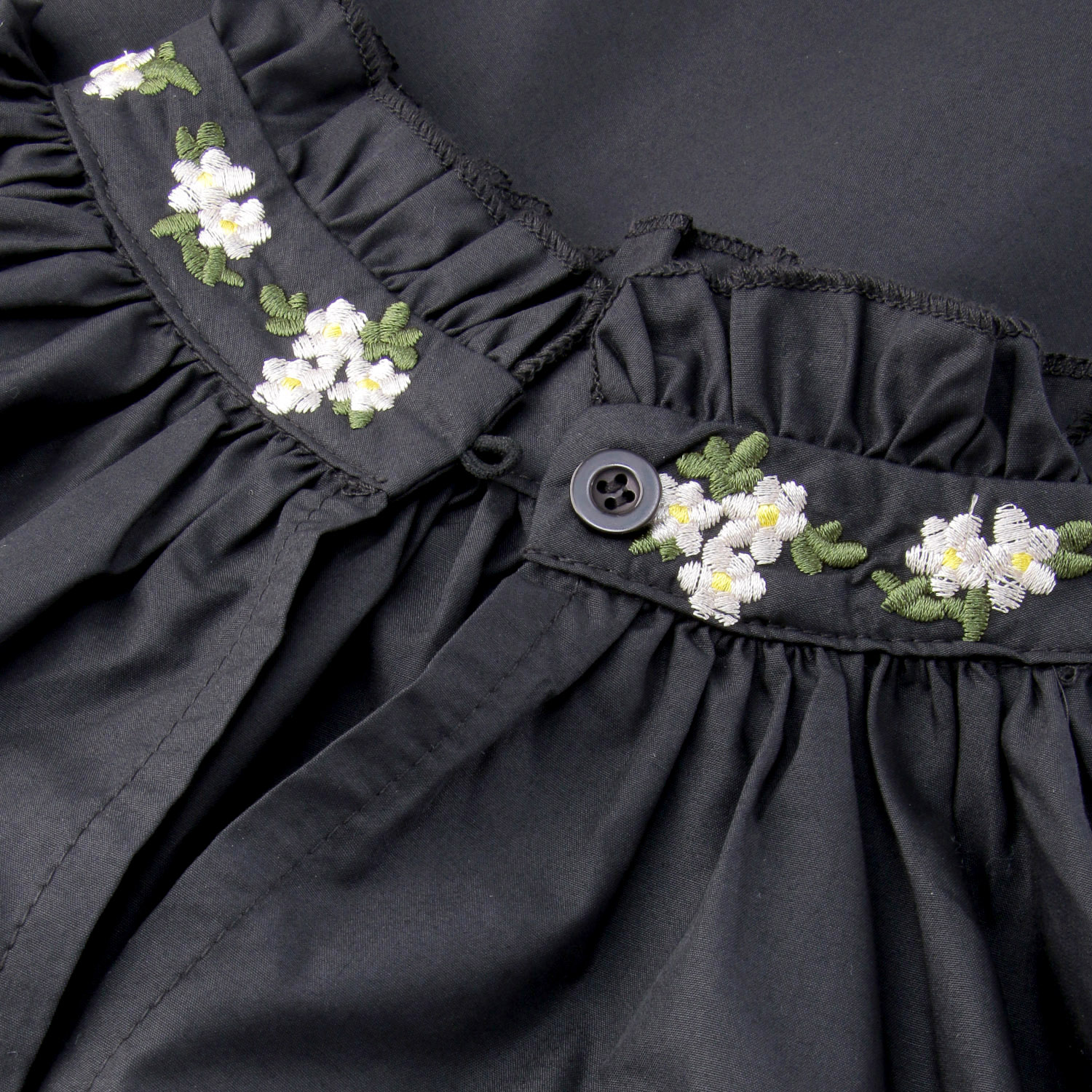 フリルネックギャザーブラウス - 画像5