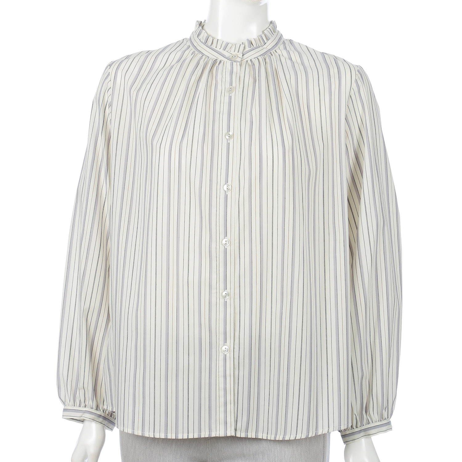 ストライプブラウス - 画像1