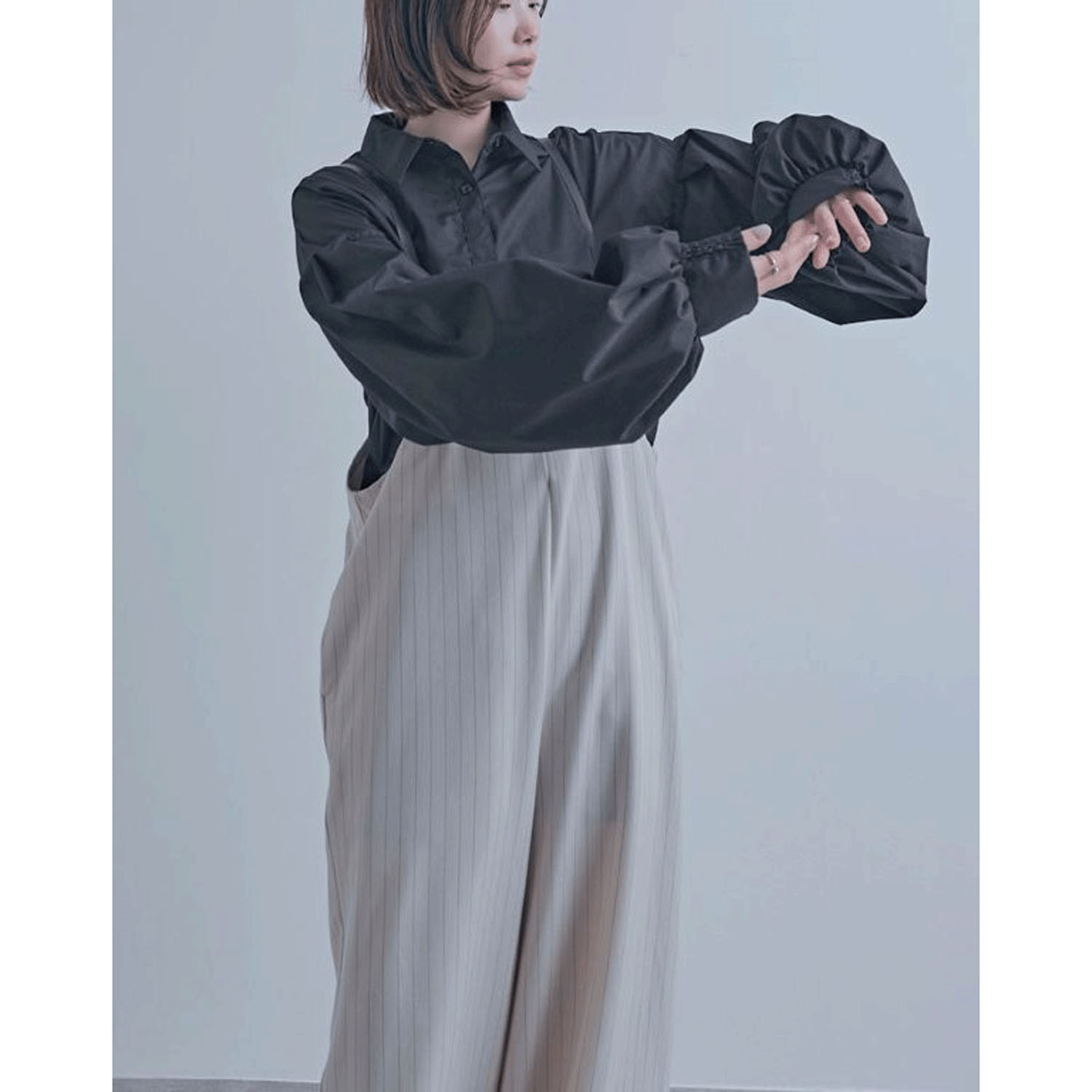 【ETONET限定 お取り寄せ】ボリューム袖ブラウス - 画像8