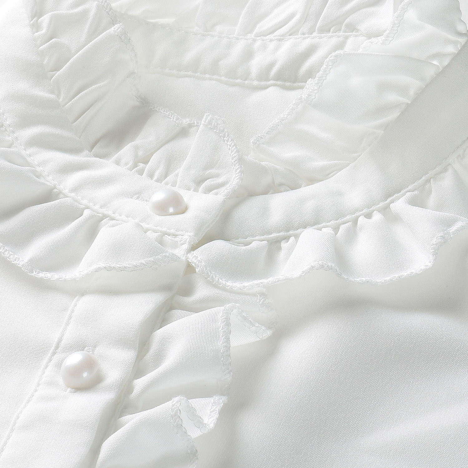 フリルネックブラウス - 画像5