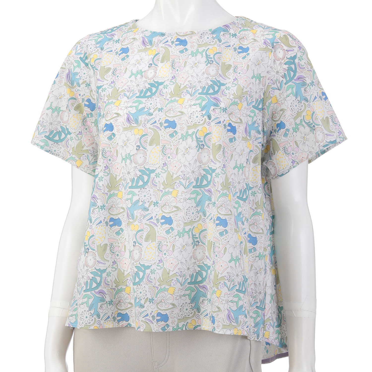 花幾何学柄プルオーバ－ - 画像2