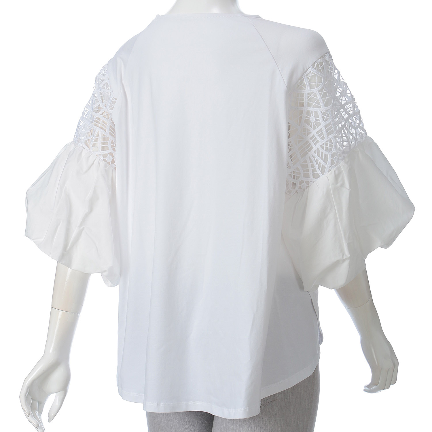 袖レース切替えプルオーバー - 画像5