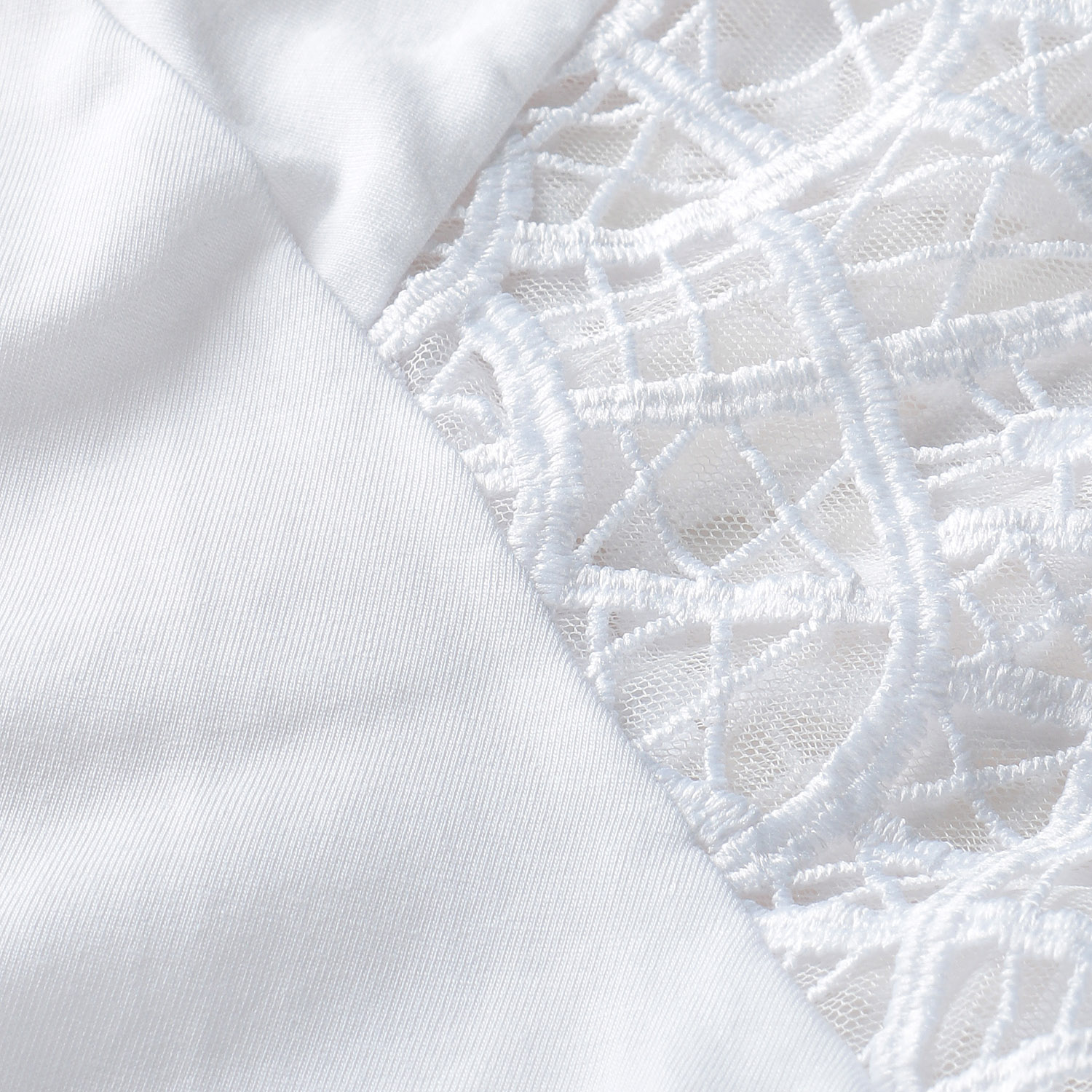 袖レース切替えプルオーバー - 画像6