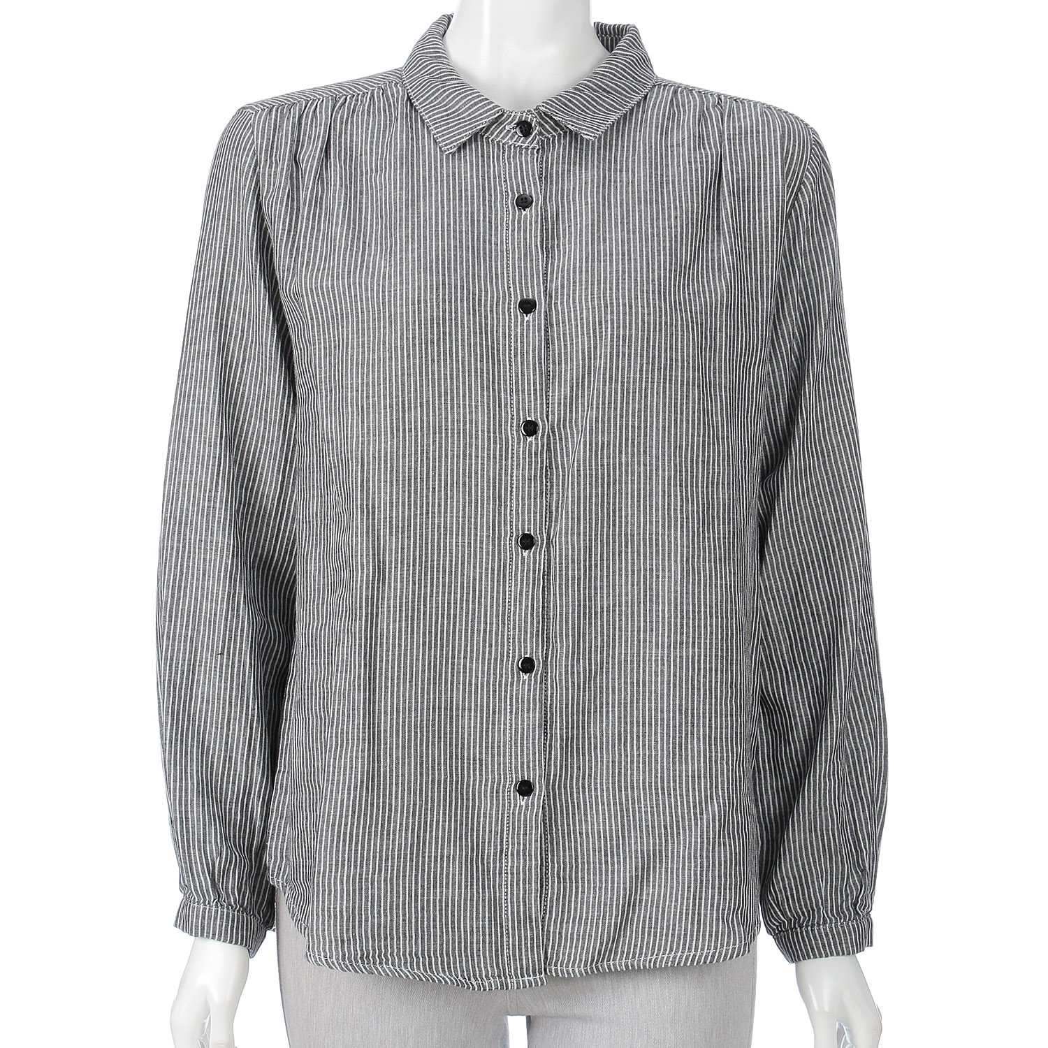 MAKITO ダブルガーゼストライプブラウス - 画像7