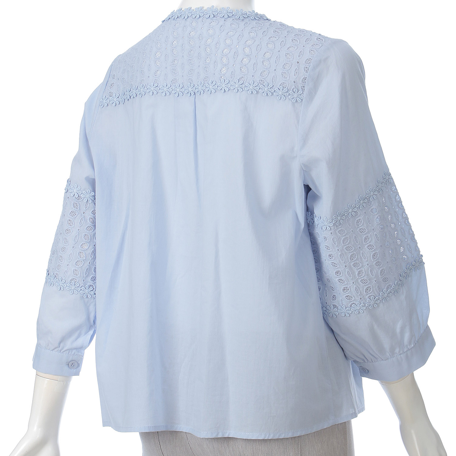 綿刺繍ブラウス - 画像6