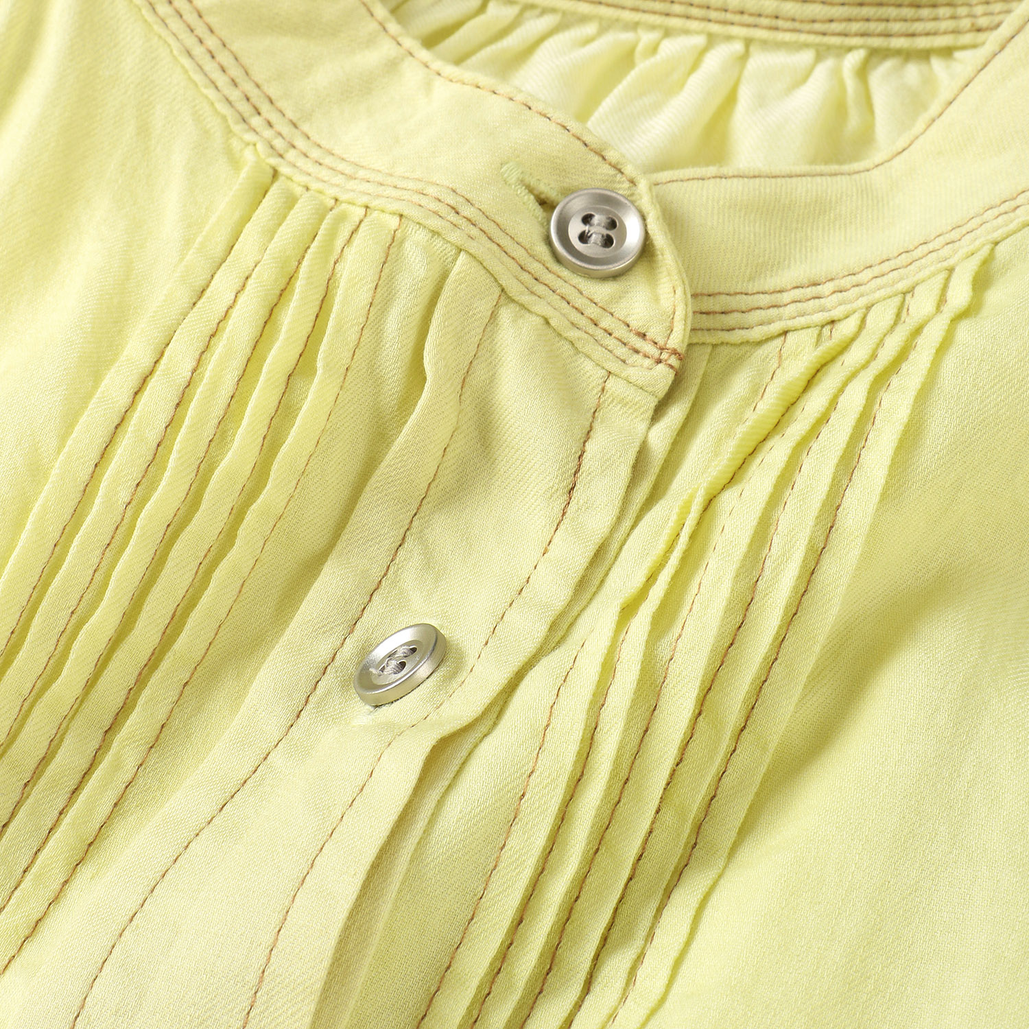 デニムライクピンタックブラウス - 画像5