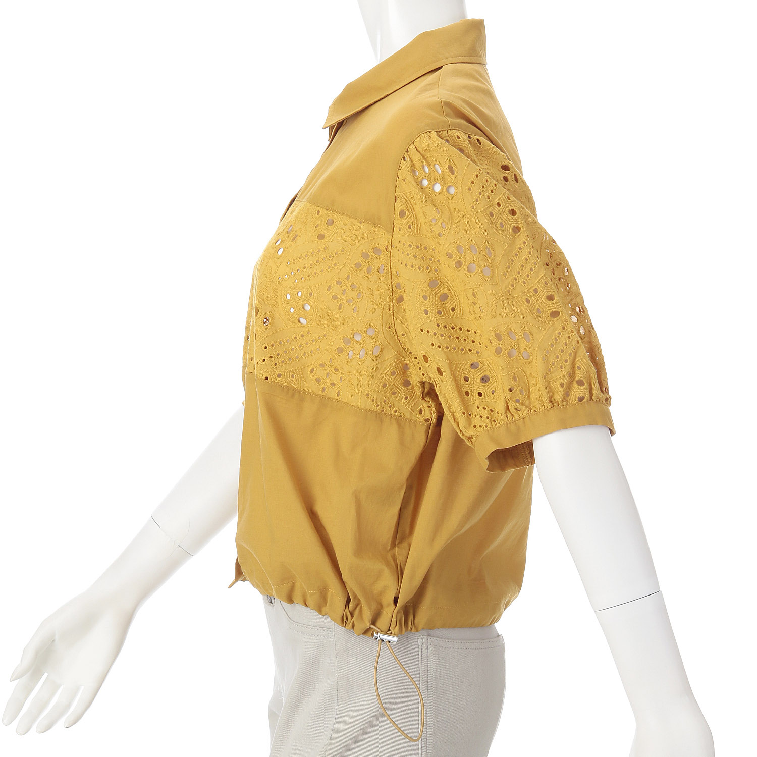 レース切替スピンドルブラウス - 画像4