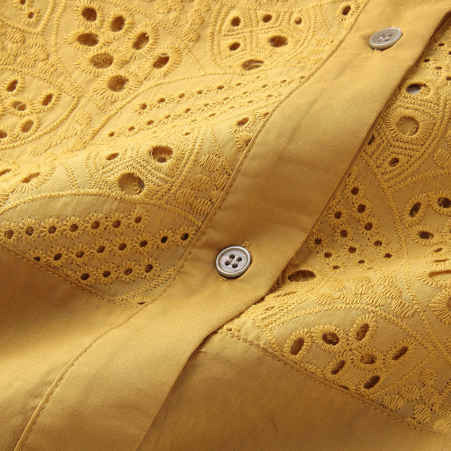 レース切替スピンドルブラウス - 画像6