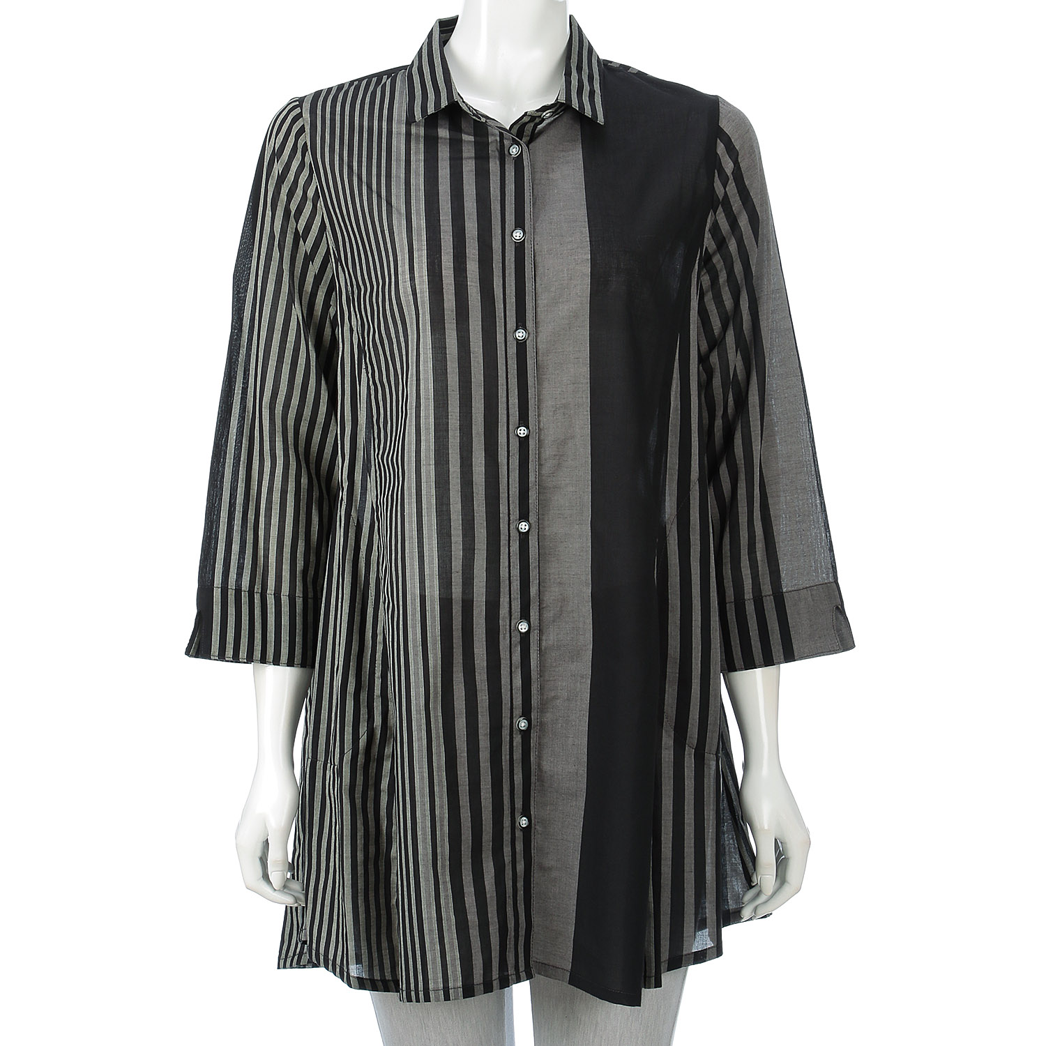 ストライプブラウス - 画像2