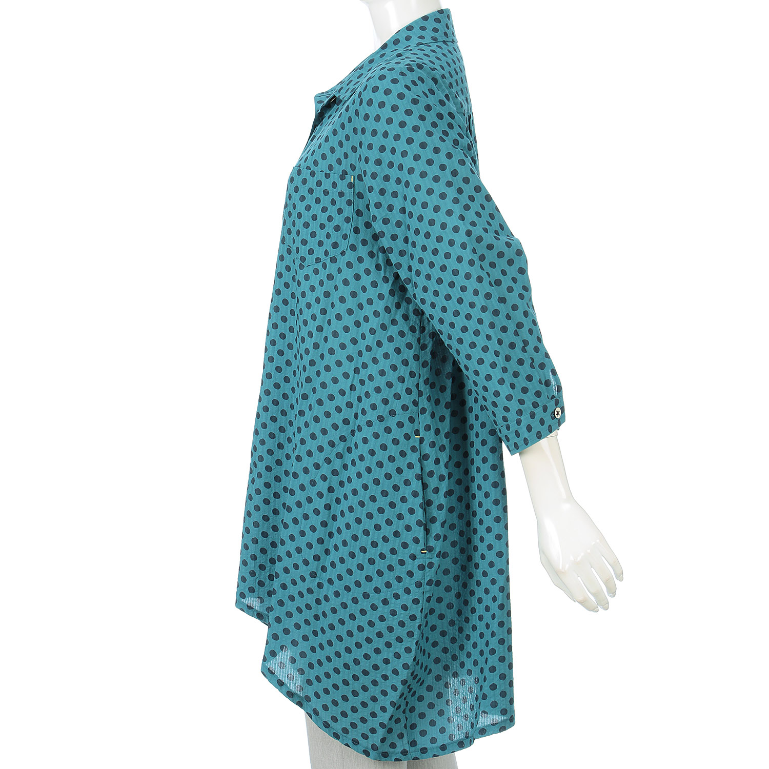 水玉プリントブラウス - 画像5