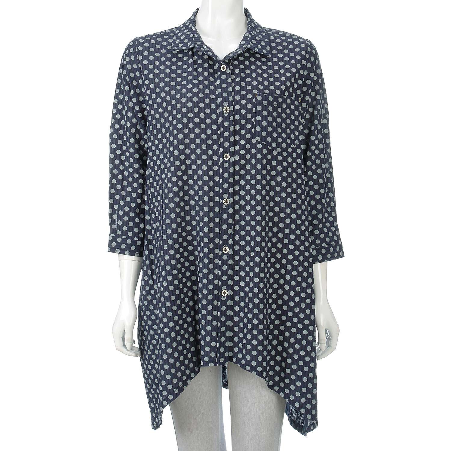 水玉プリントブラウス - 画像8