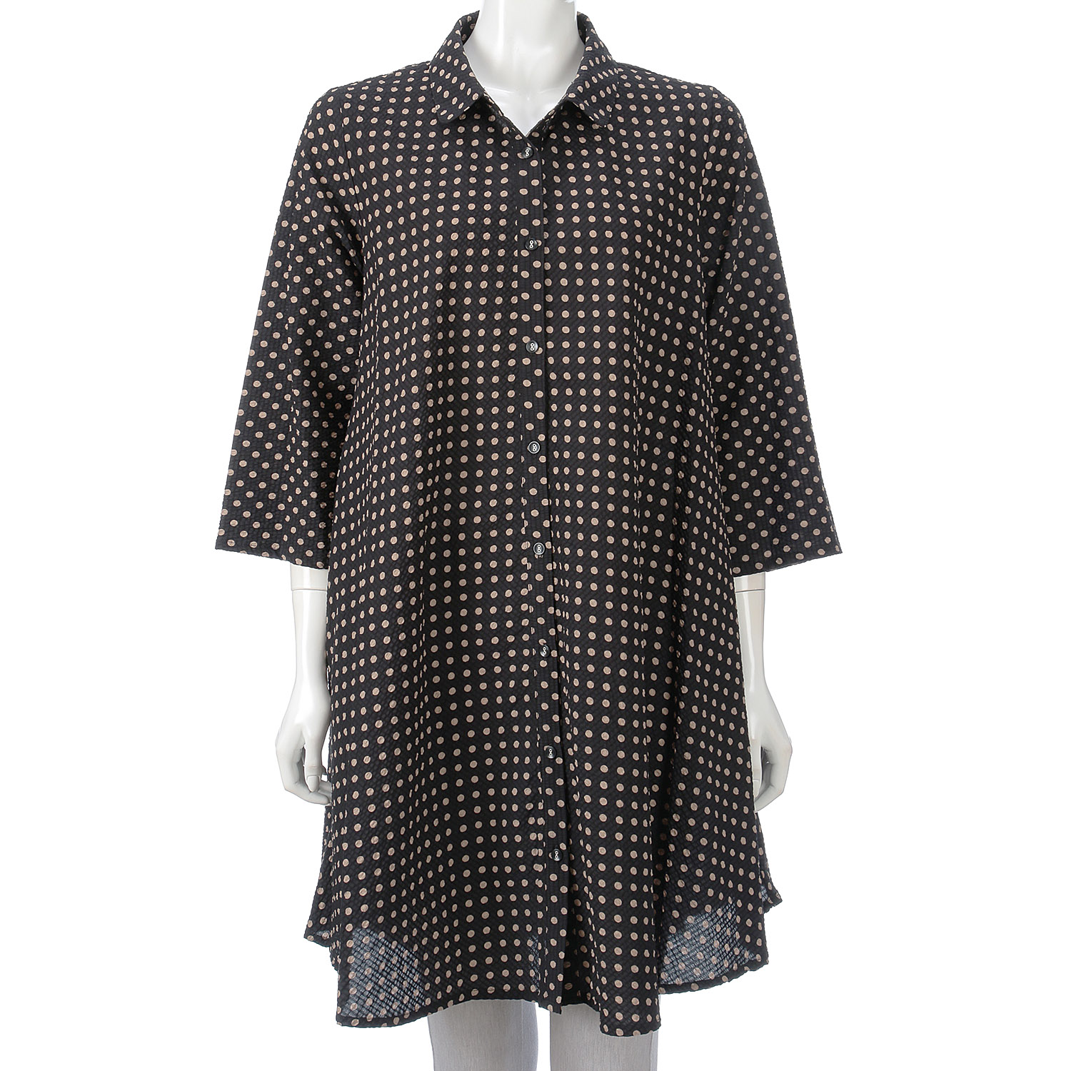 塩縮水玉ブラウス - 画像2