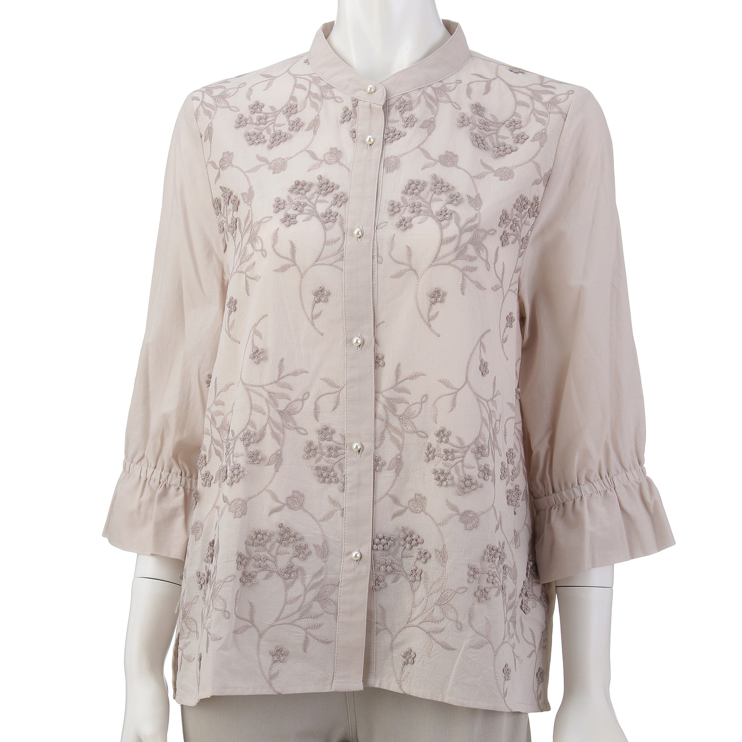 3D刺繍ブラウス - 画像4