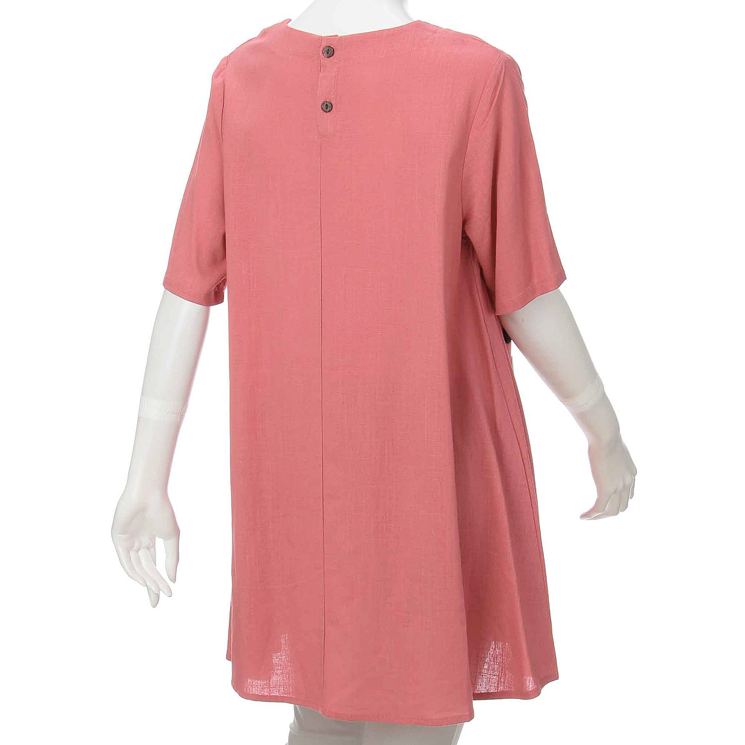 レーヨン混水玉刺繍チュニック - 画像4