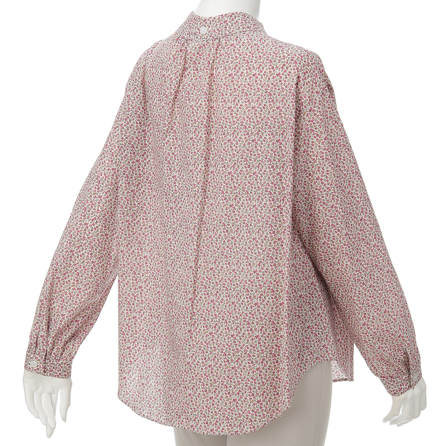 小花柄プリントかぶりブラウス - 画像2