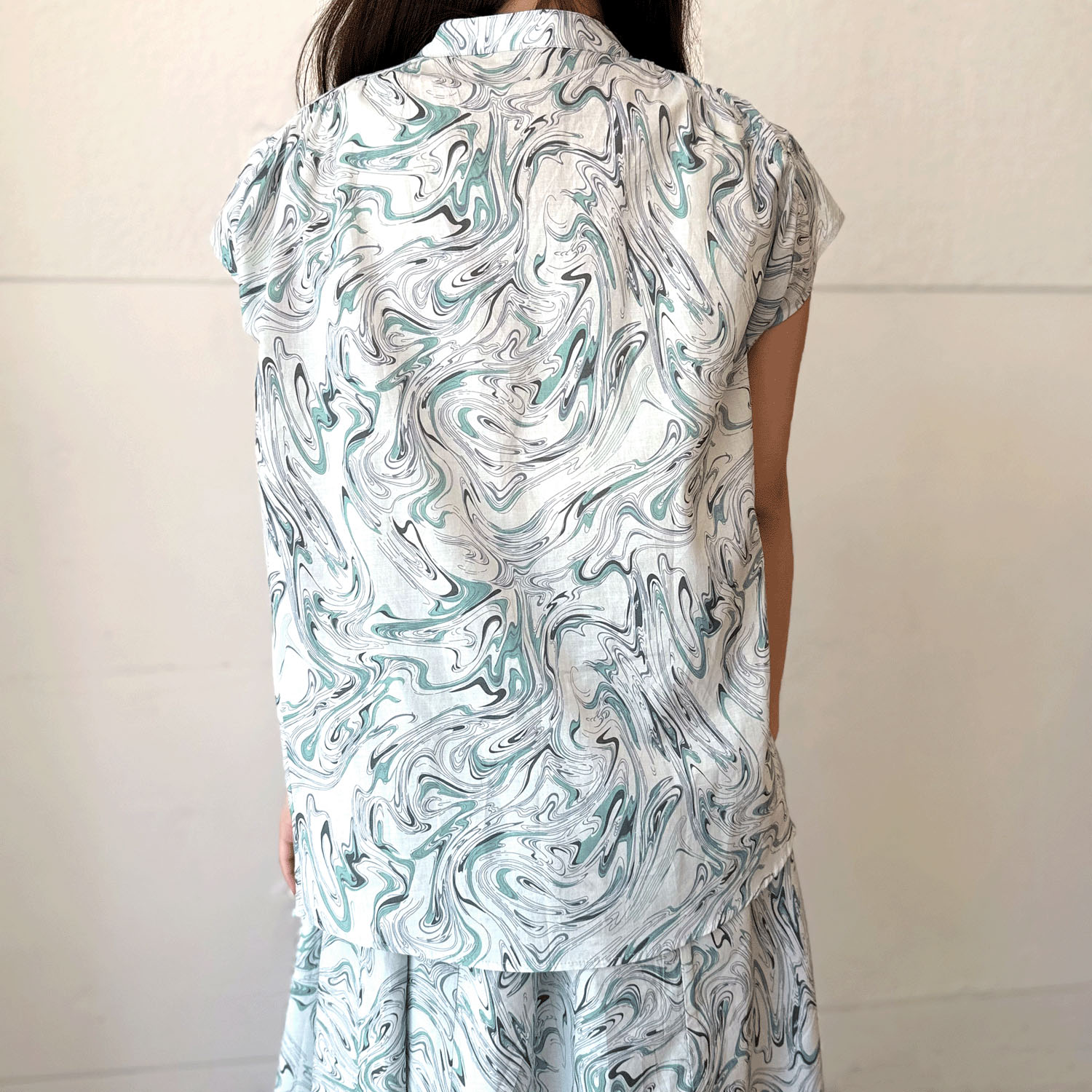 【Insta Live】マーブル柄プルオーバー - 画像3