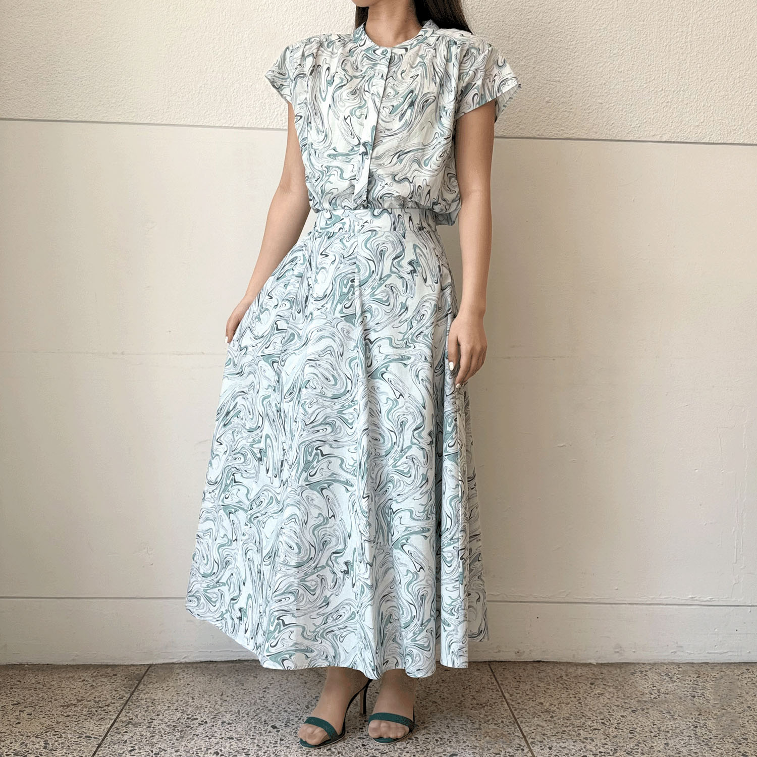 【Insta Live】マーブル柄プルオーバー - 画像5